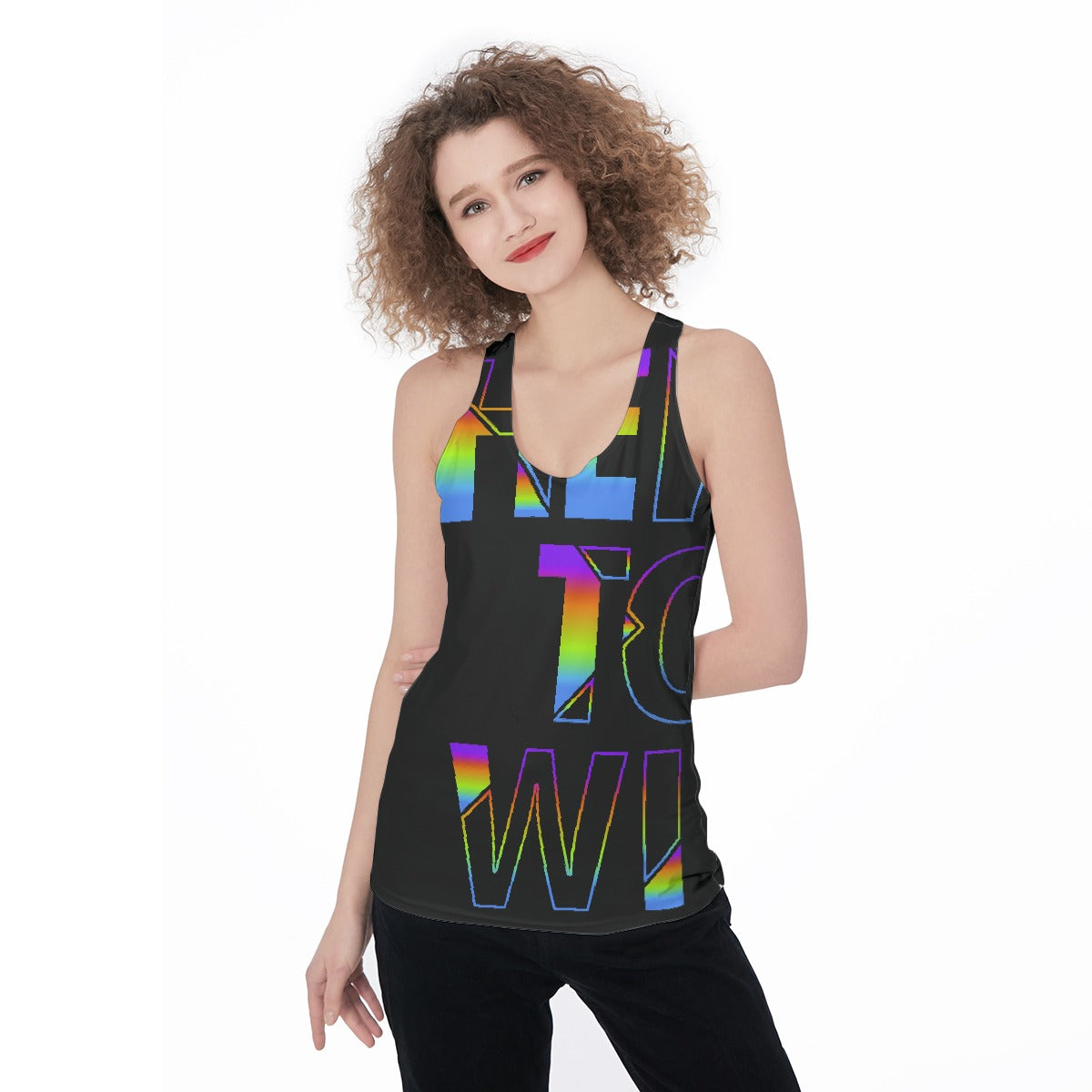 All-Over Print Women's Racerback Tank Top