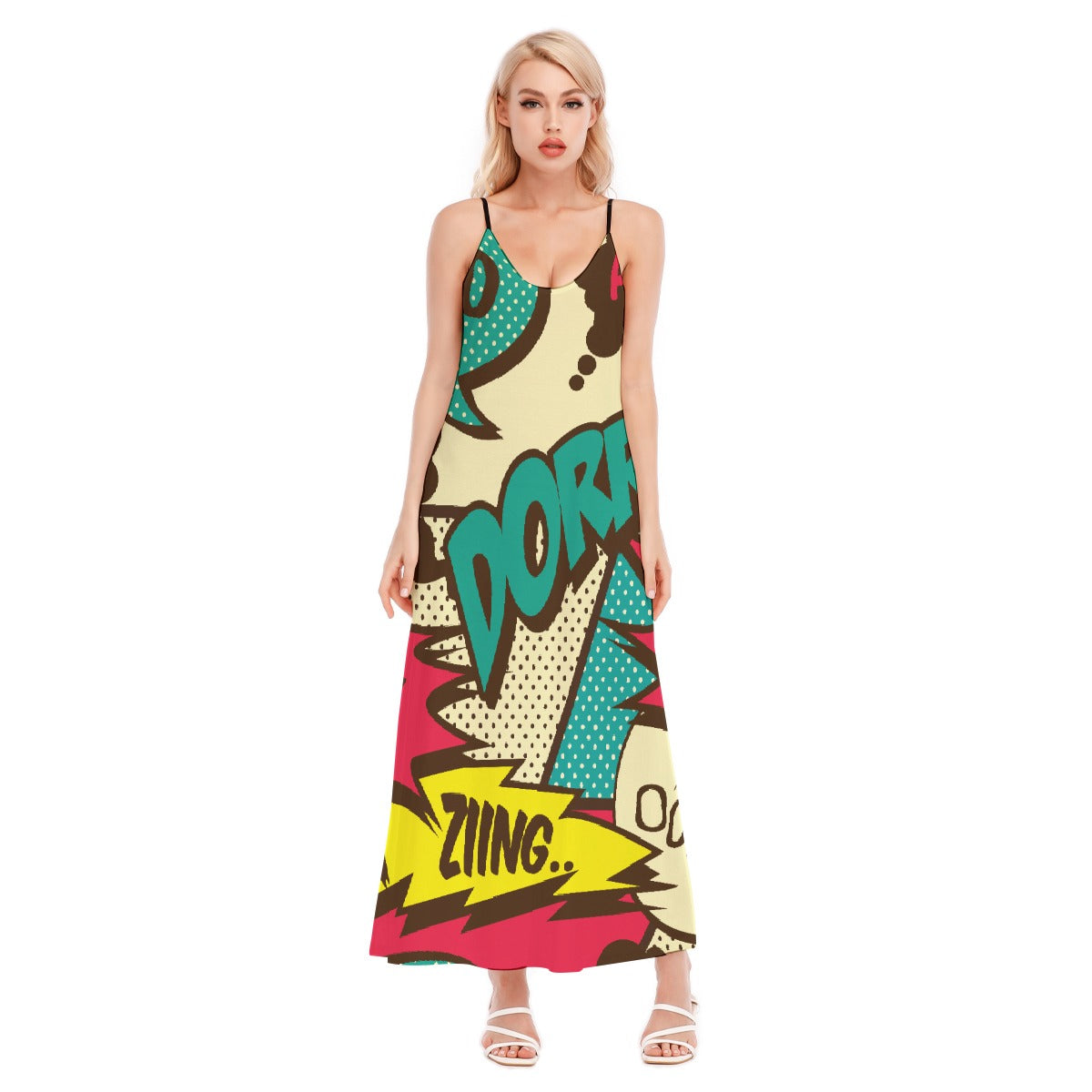 All-Over Print Women's Sling Dress