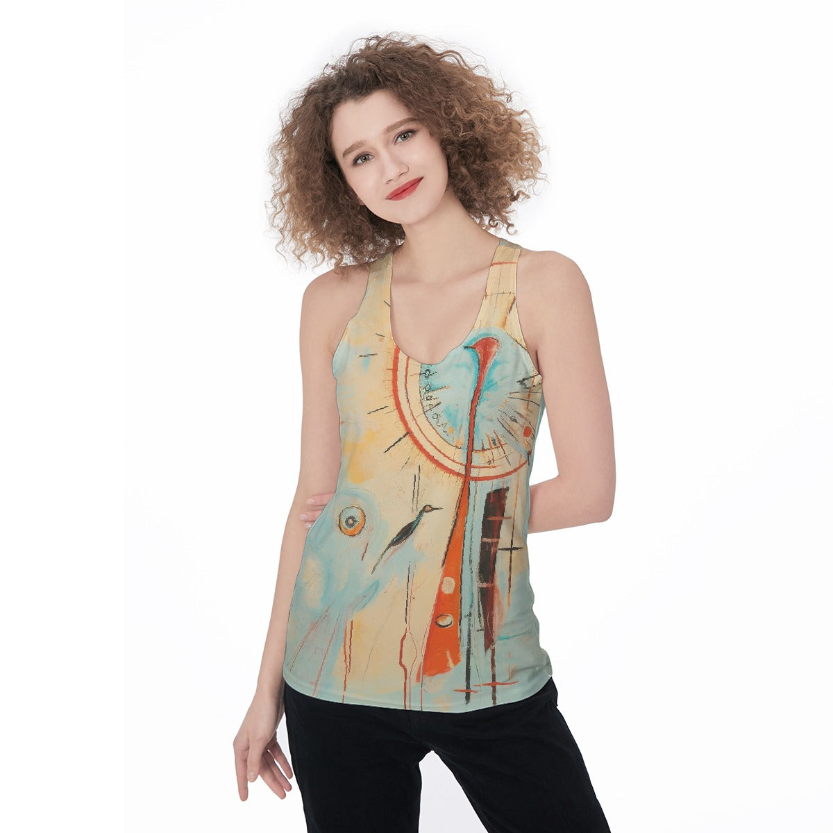 All-Over Print Women's Racerback Tank Top