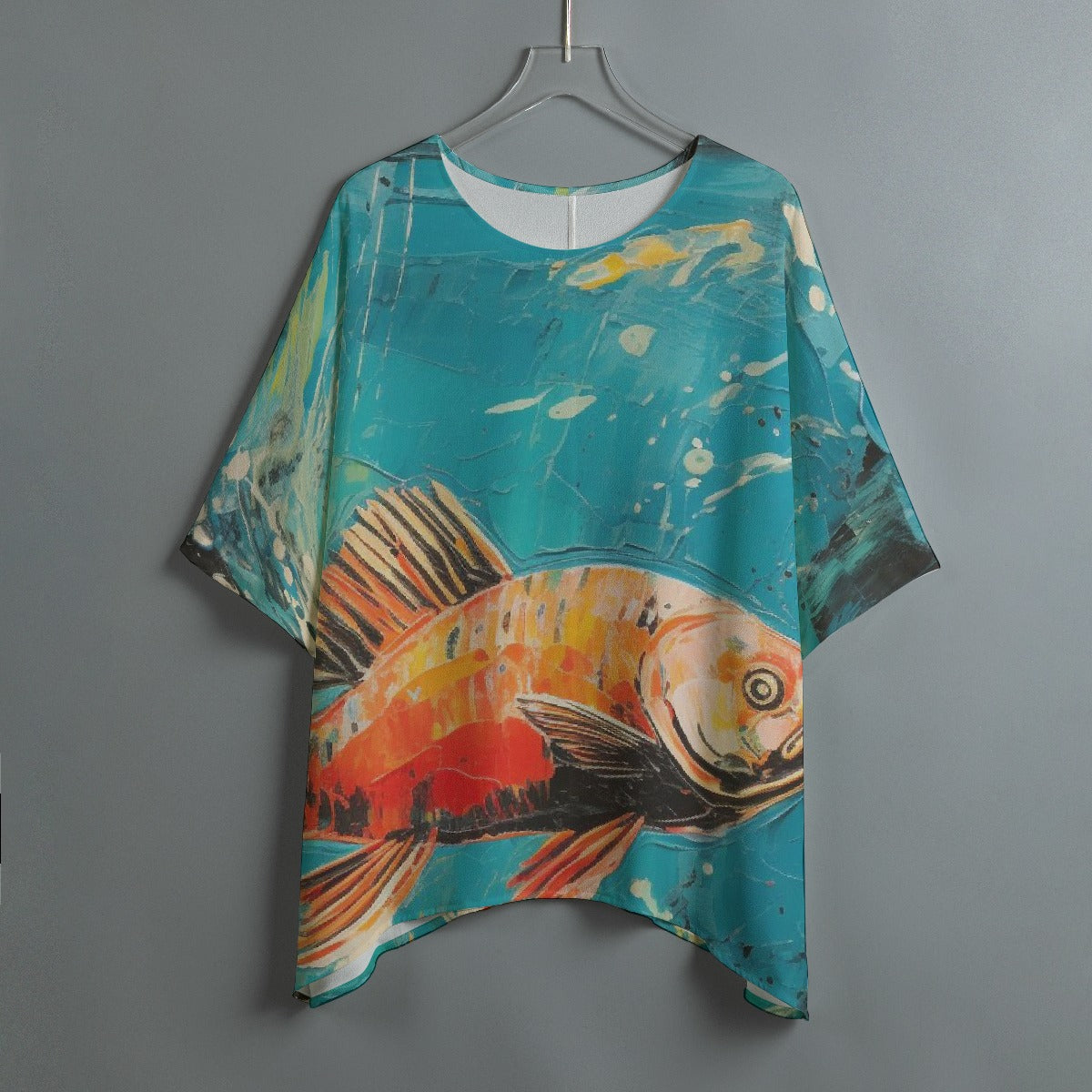 All-Over Print Women's Bat Sleeve Shirt