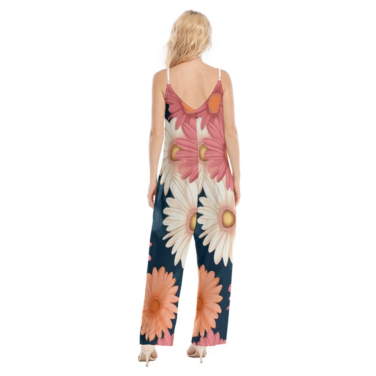 All-Over Print Women's Loose Cami Jumpsuit