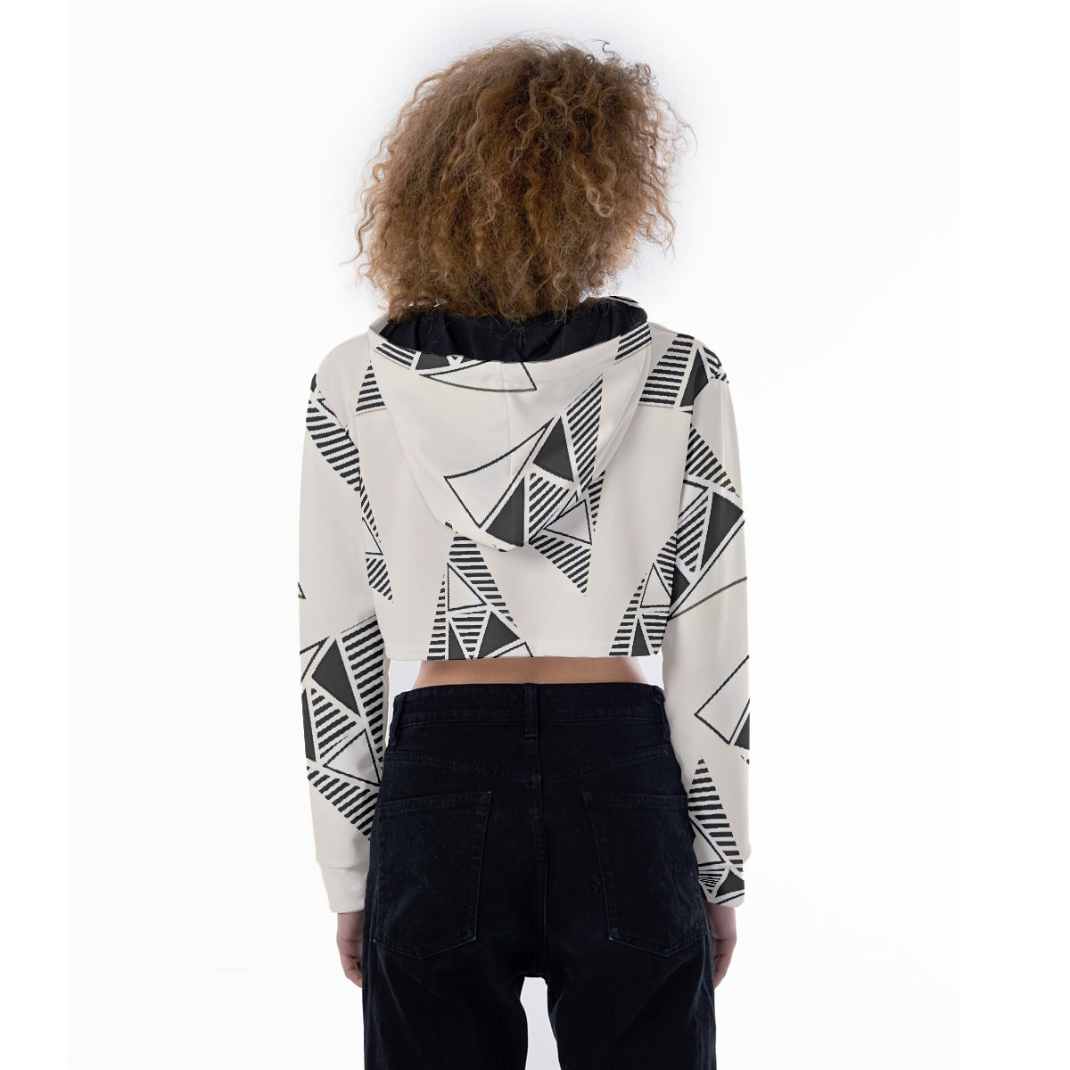 All-Over Print Women's Crop Top Hoodie