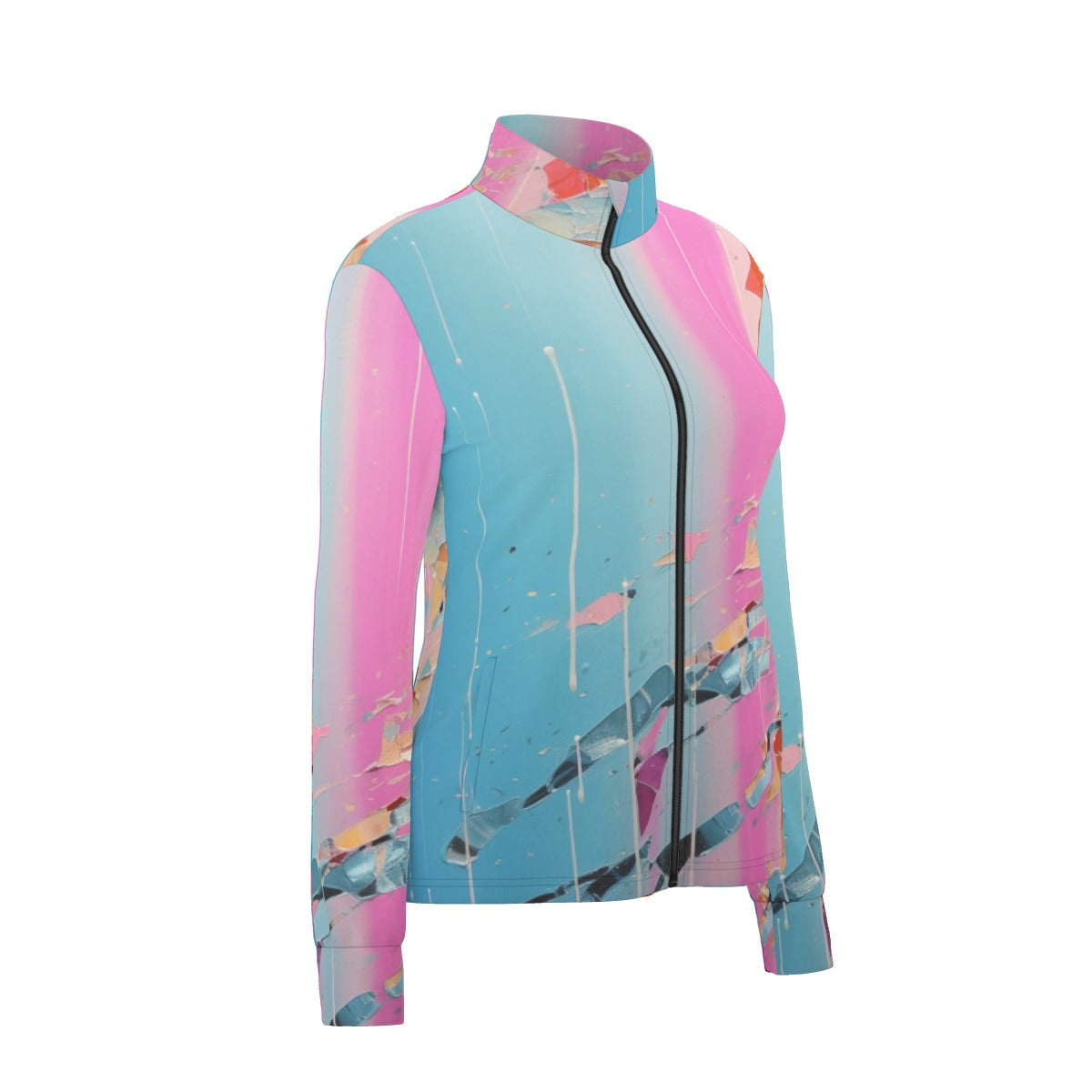 All-Over Print Women's Long Sleeve Thumbhole Jacket
