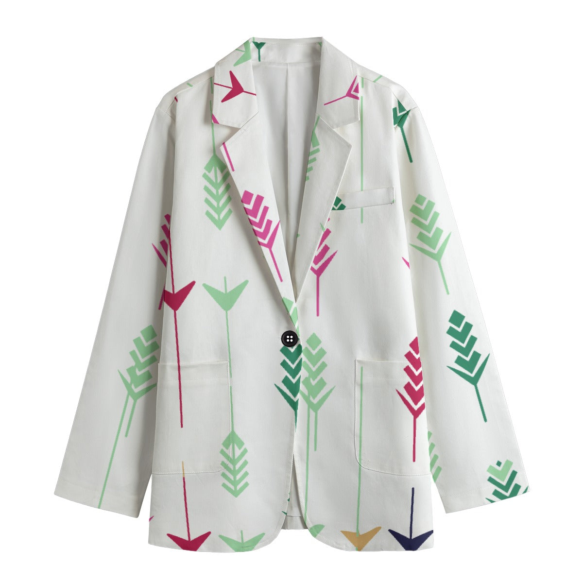 All-Over Print Women's Leisure Blazer