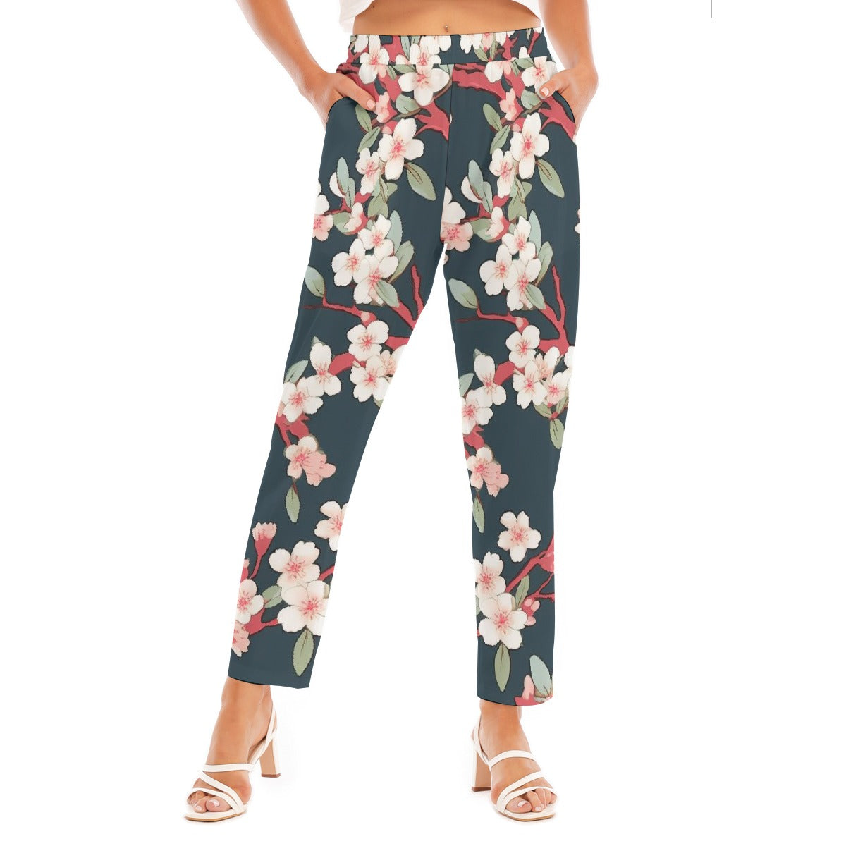 All-Over Print Women's Loose Straight-leg Pants