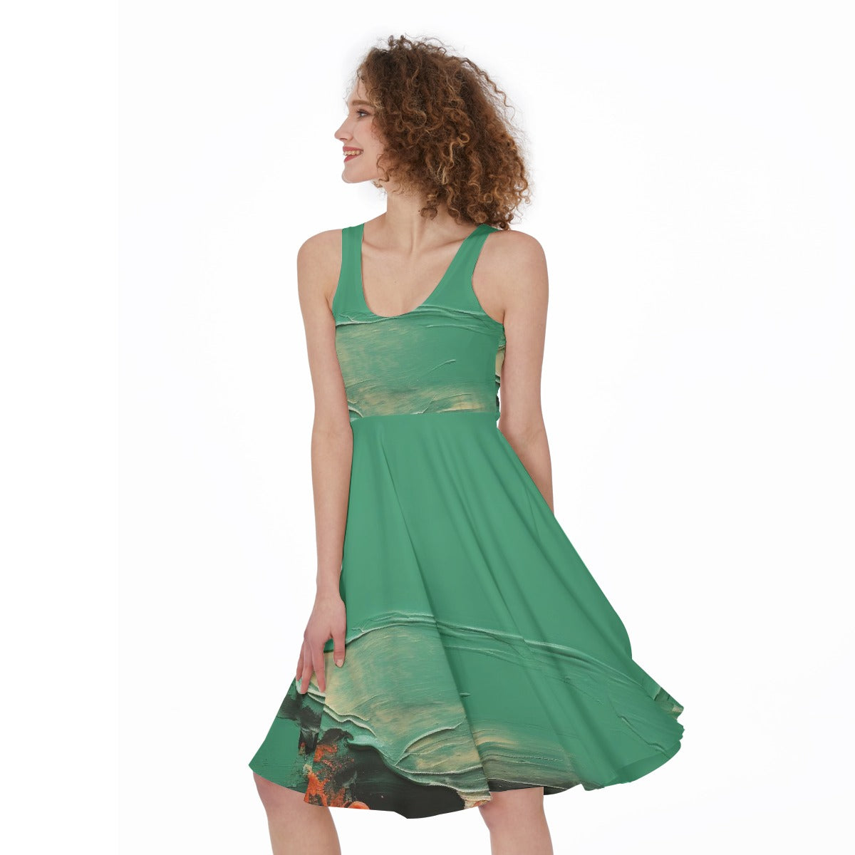 All-Over Print Women's Sleeveless Dress