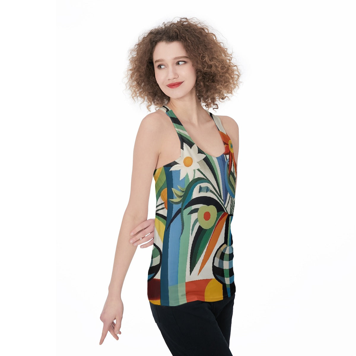 All-Over Print Women's Racerback Tank Top