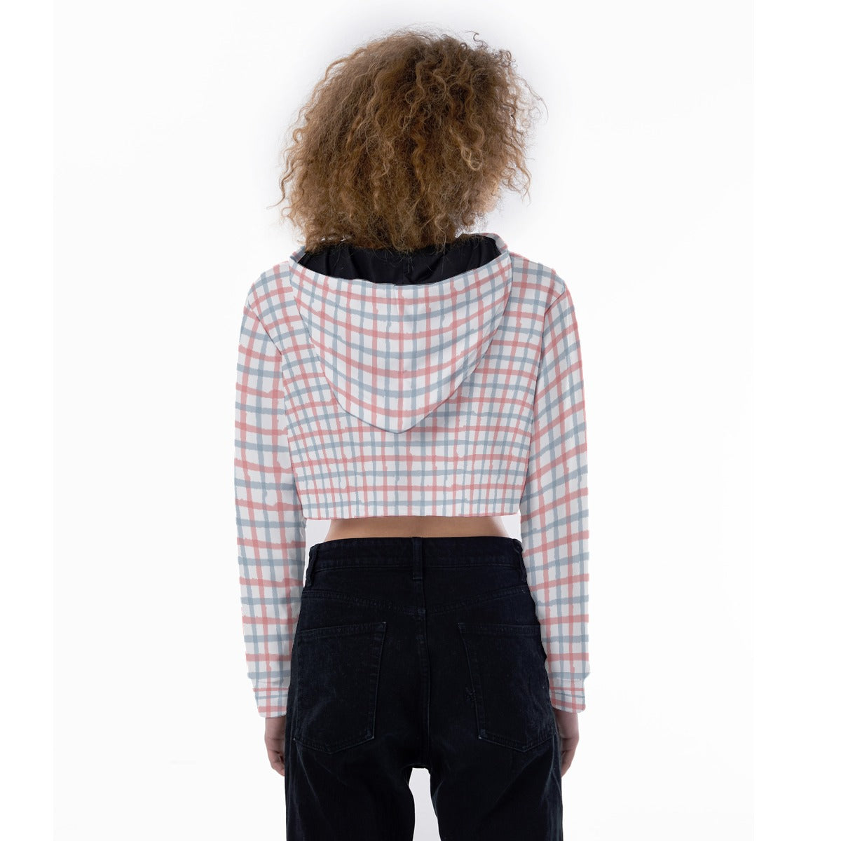 All-Over Print Women's Crop Top Hoodie