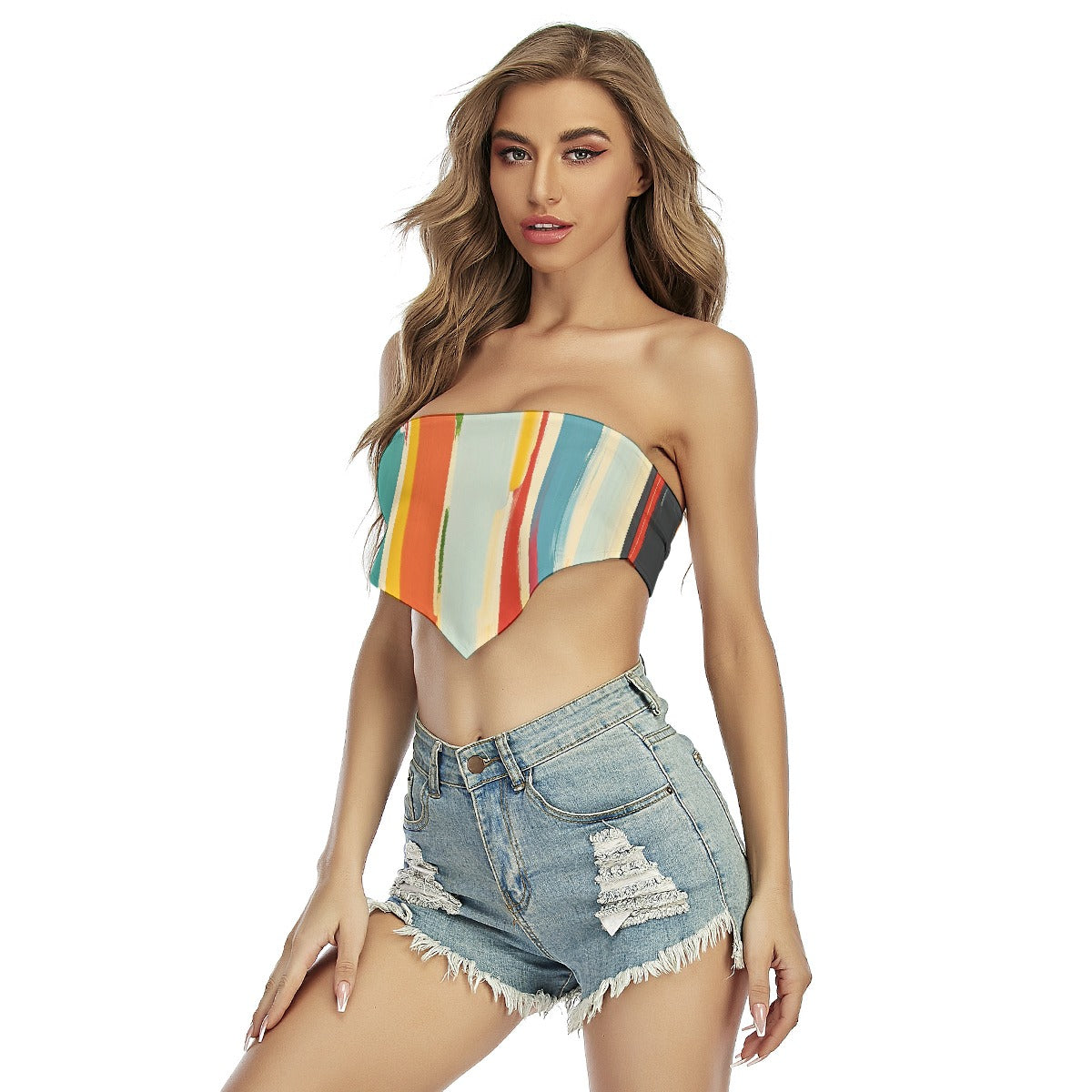 All-Over Print Women's Triangle Tube Top