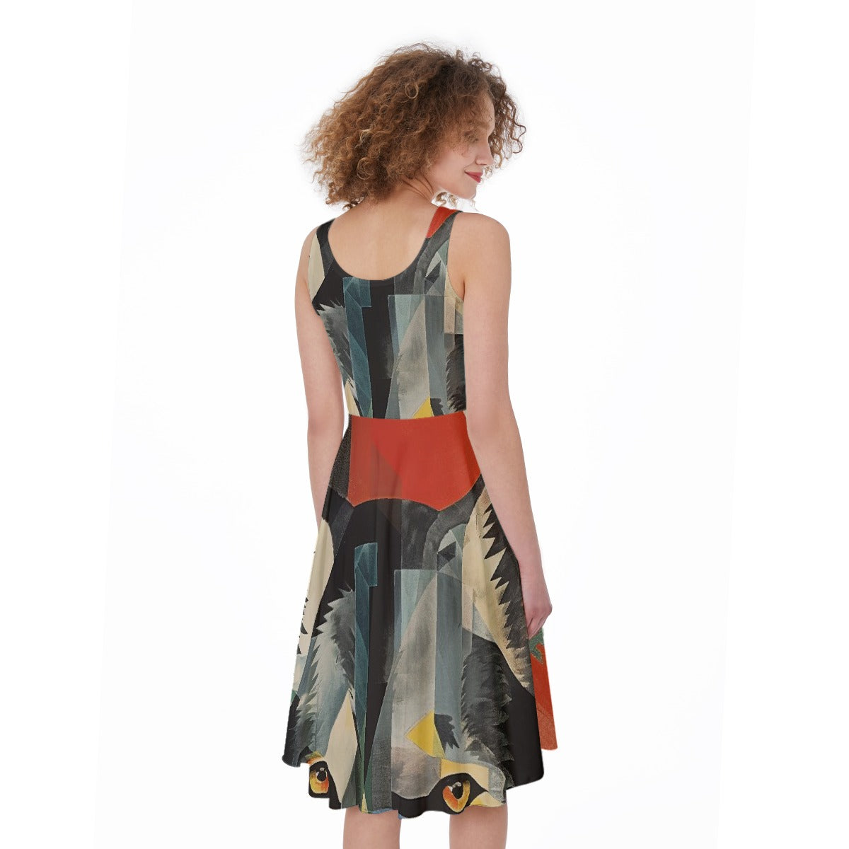 All-Over Print Women's Sleeveless Dress
