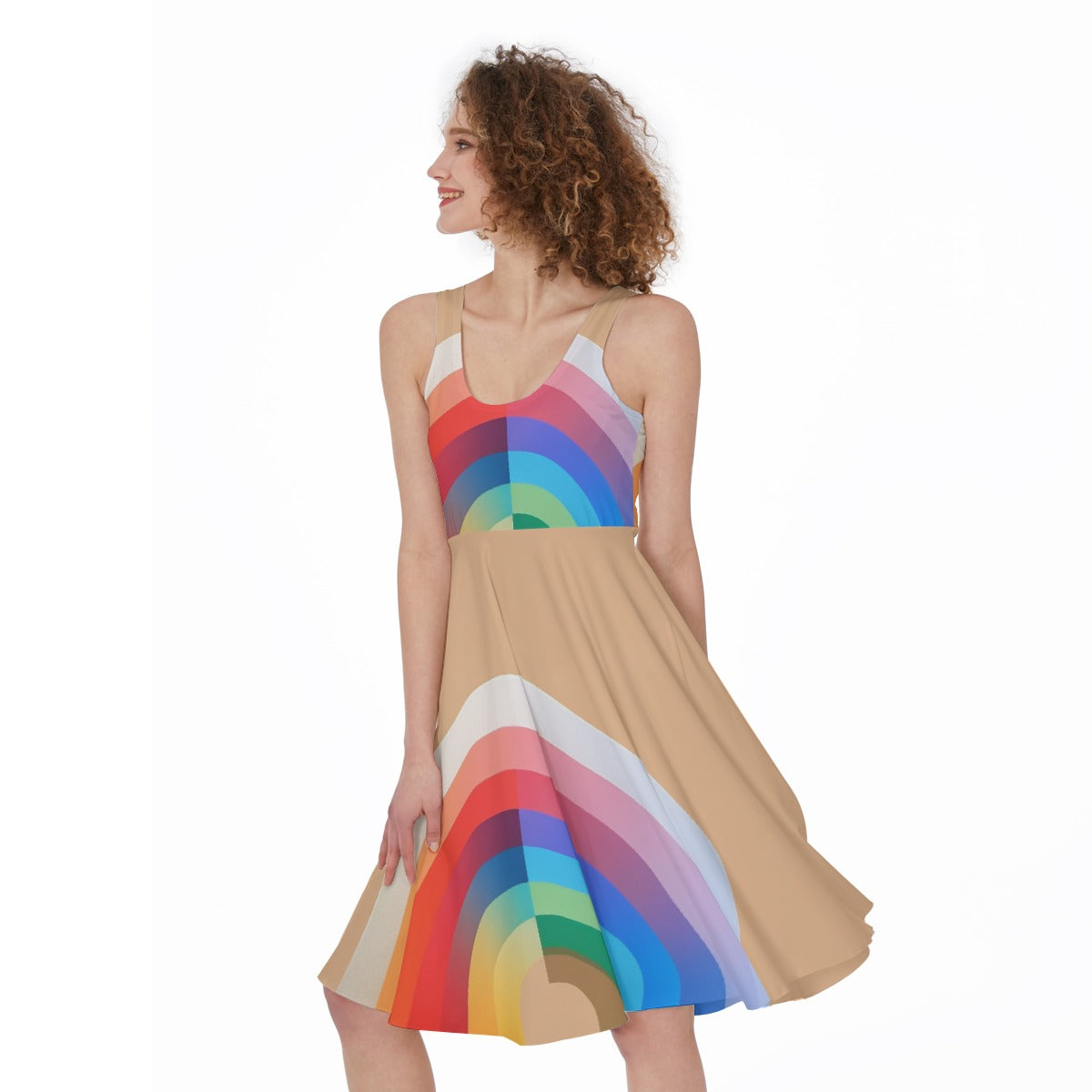 All-Over Print Women's Sleeveless Dress