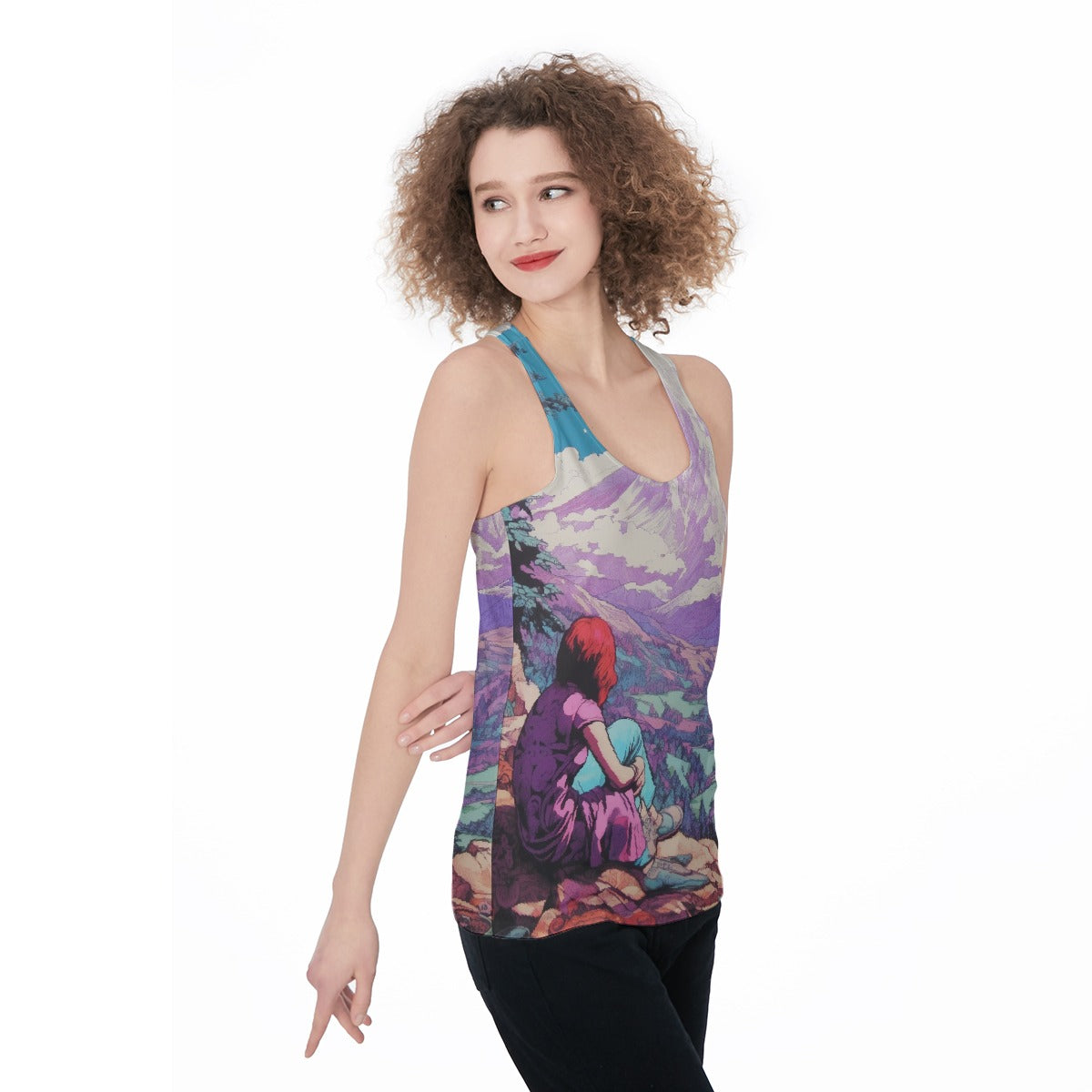 All-Over Print Women's Racerback Tank Top