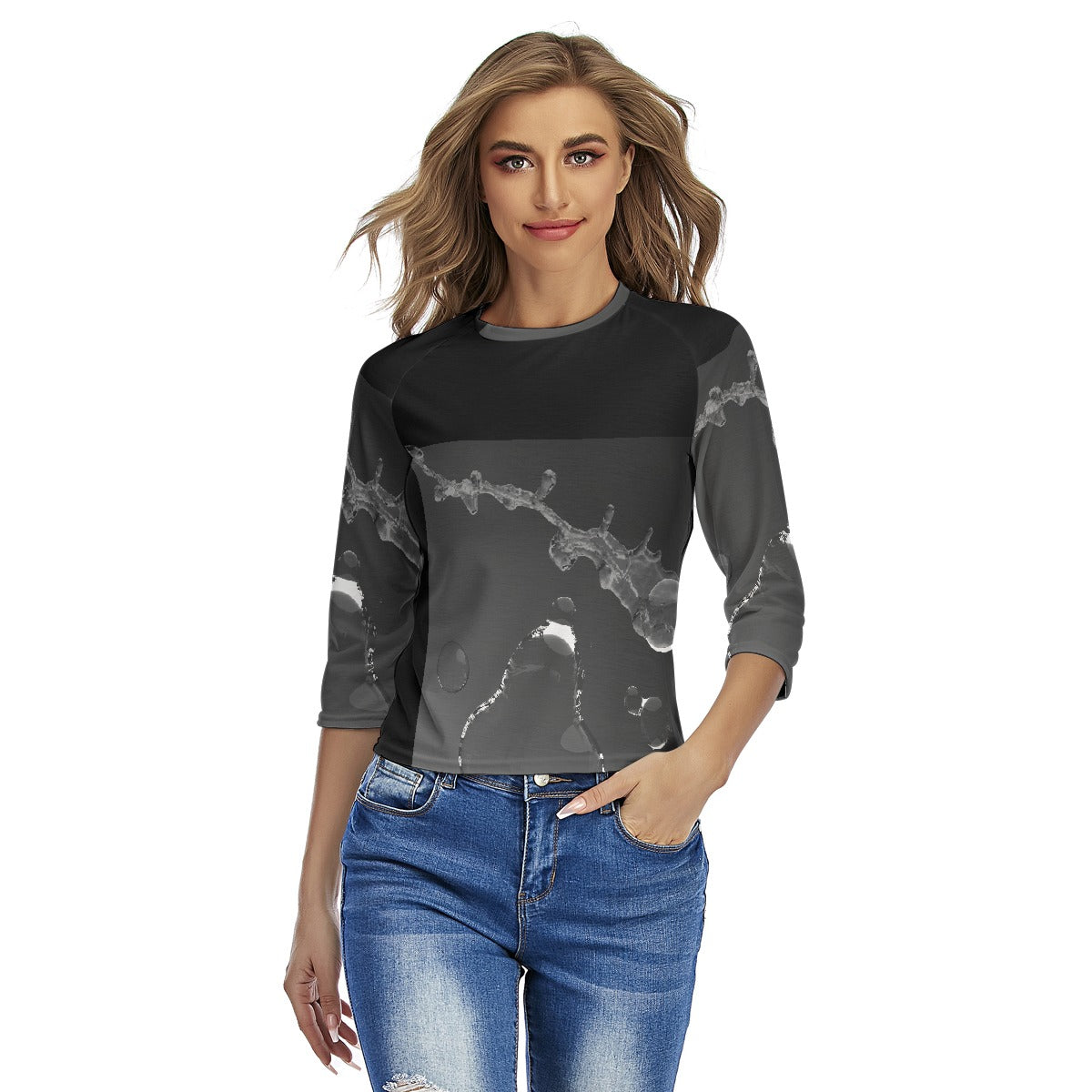 All-Over Print Women's Raglan Sleeves T-shirts