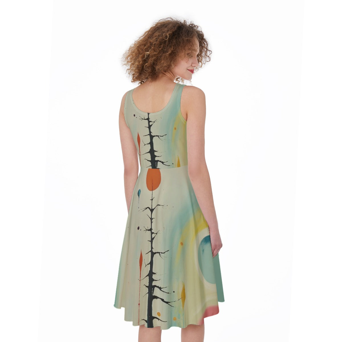 All-Over Print Women's Sleeveless Dress