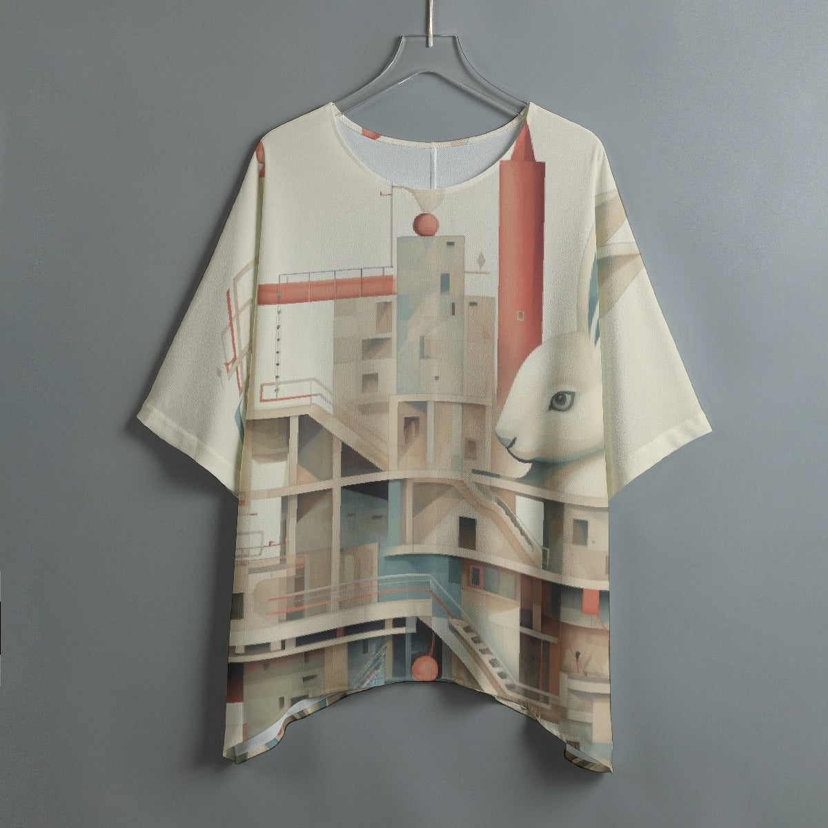 All-Over Print Women's Bat Sleeve Shirt