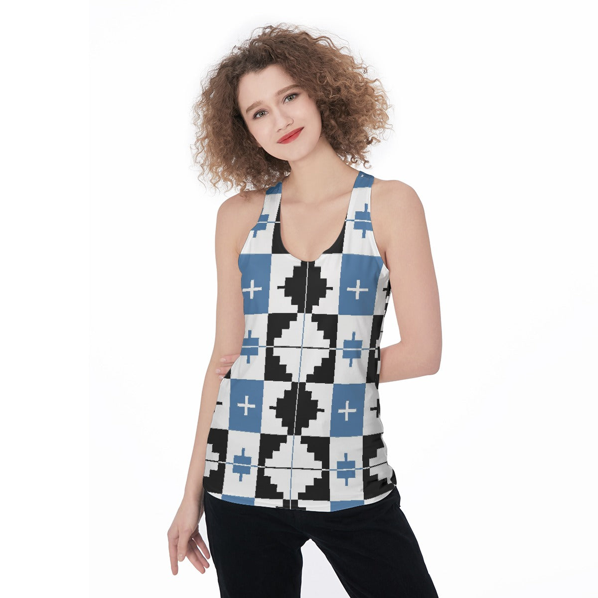All-Over Print Women's Racerback Tank Top