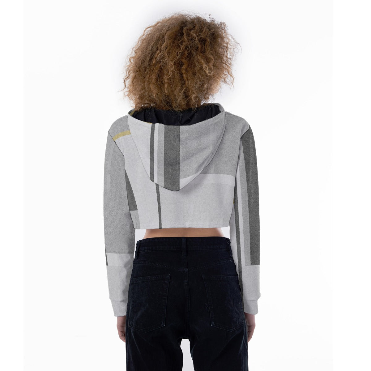 All-Over Print Women's Crop Top Hoodie