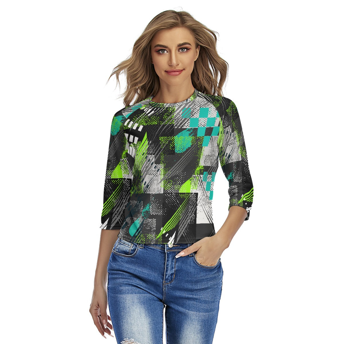 All-Over Print Women's Raglan Sleeves T-shirts