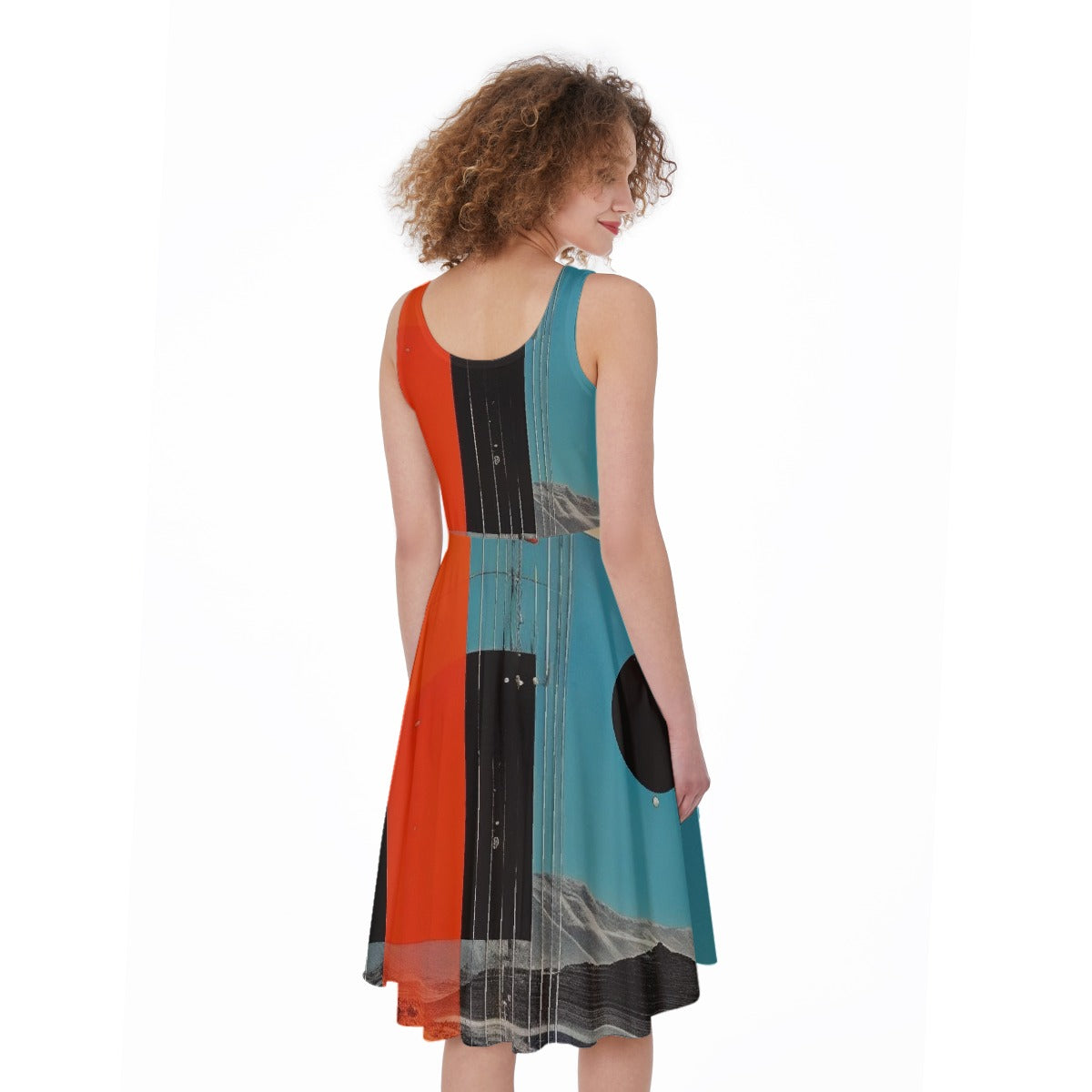 All-Over Print Women's Sleeveless Dress