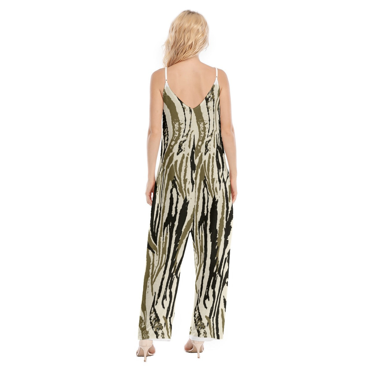 All-Over Print Women's Loose Cami Jumpsuit