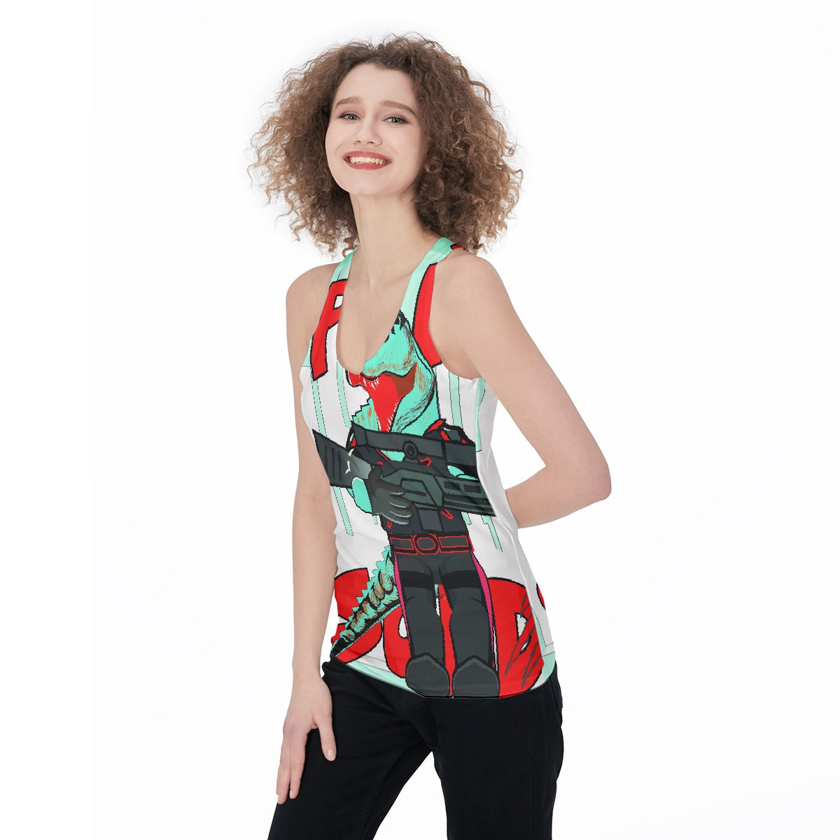 All-Over Print Women's Racerback Tank Top