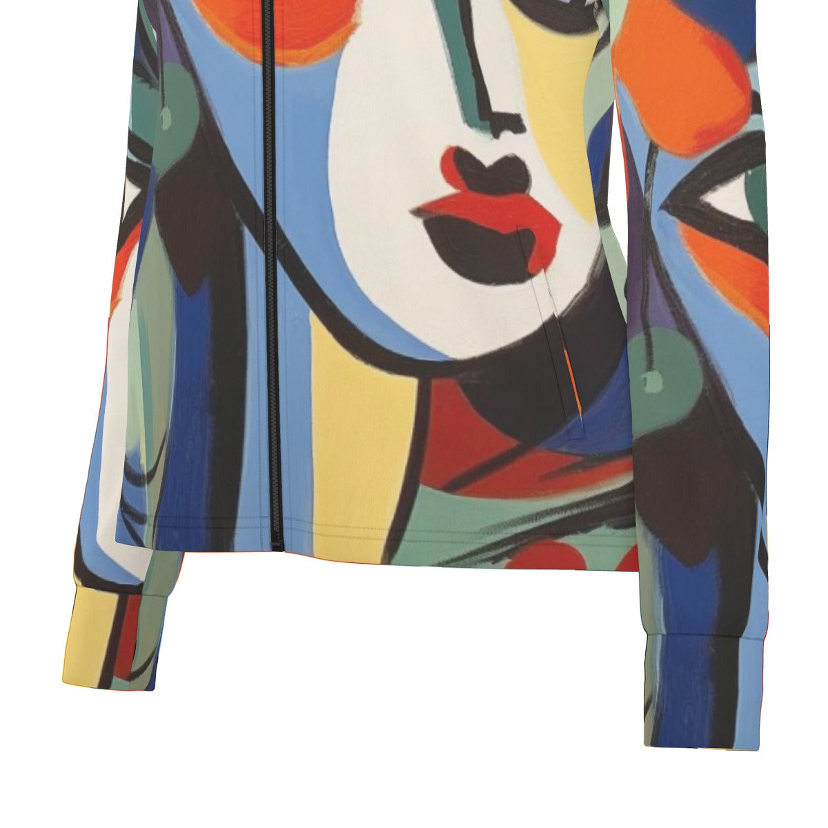 All-Over Print Women's Long Sleeve Thumbhole Jacket