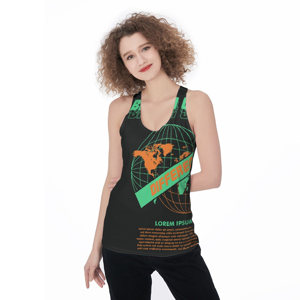All-Over Print Women's Racerback Tank Top