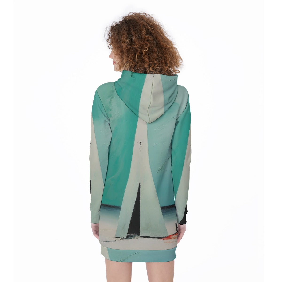 All-Over Print Women's Long Hoodie