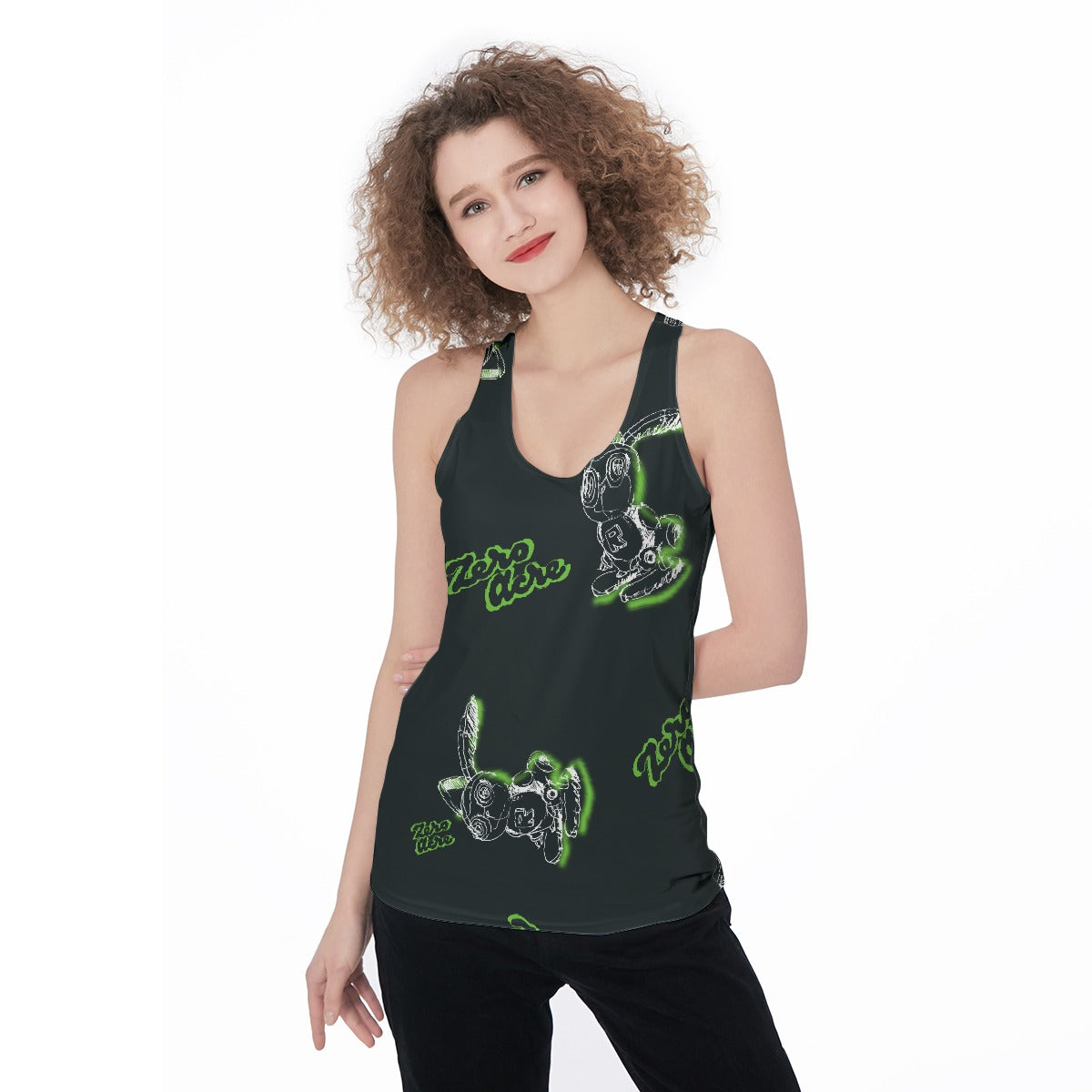 All-Over Print Women's Racerback Tank Top