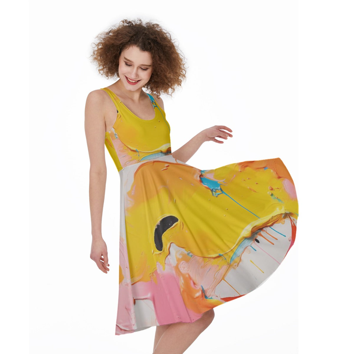 All-Over Print Women's Sleeveless Dress