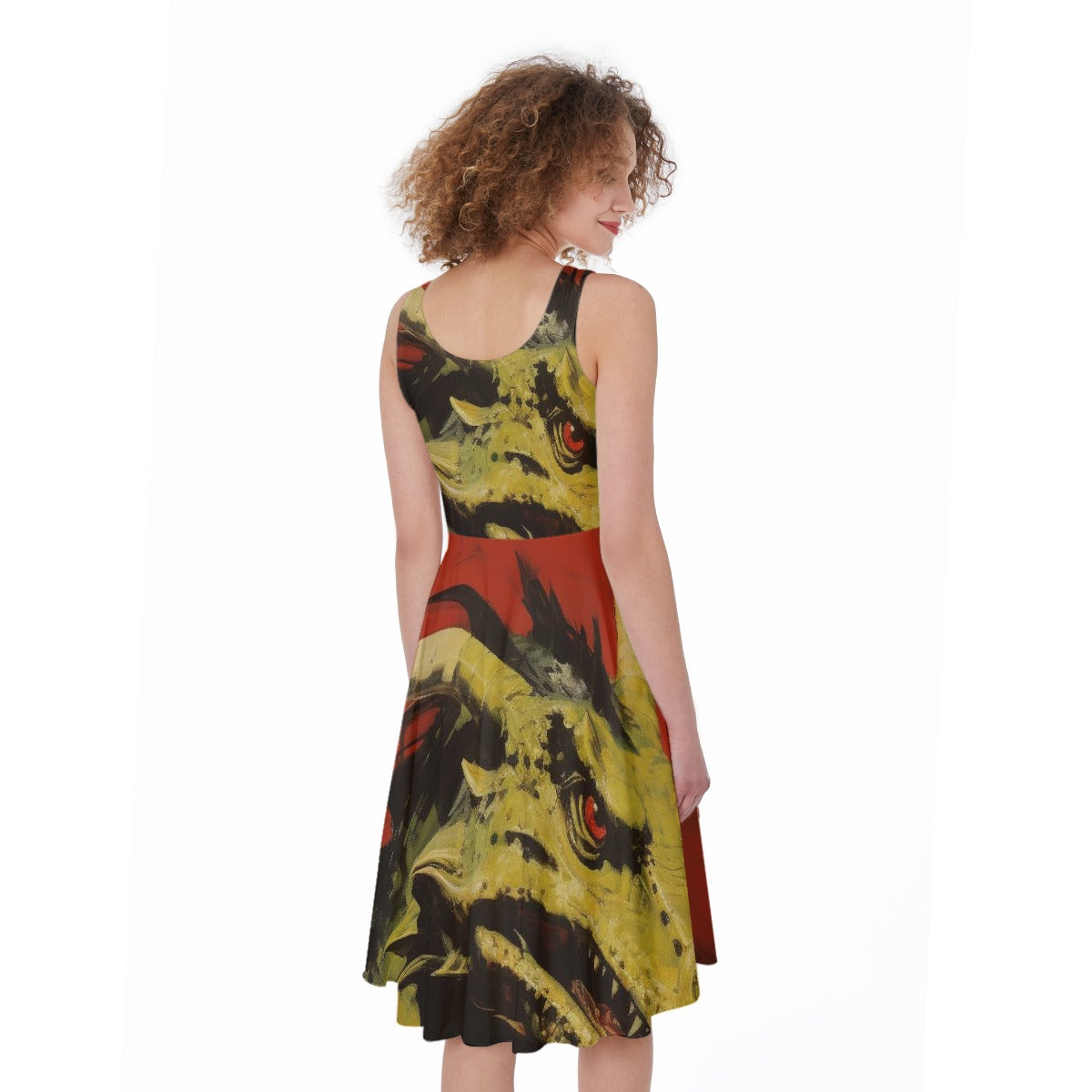 All-Over Print Women's Sleeveless Dress