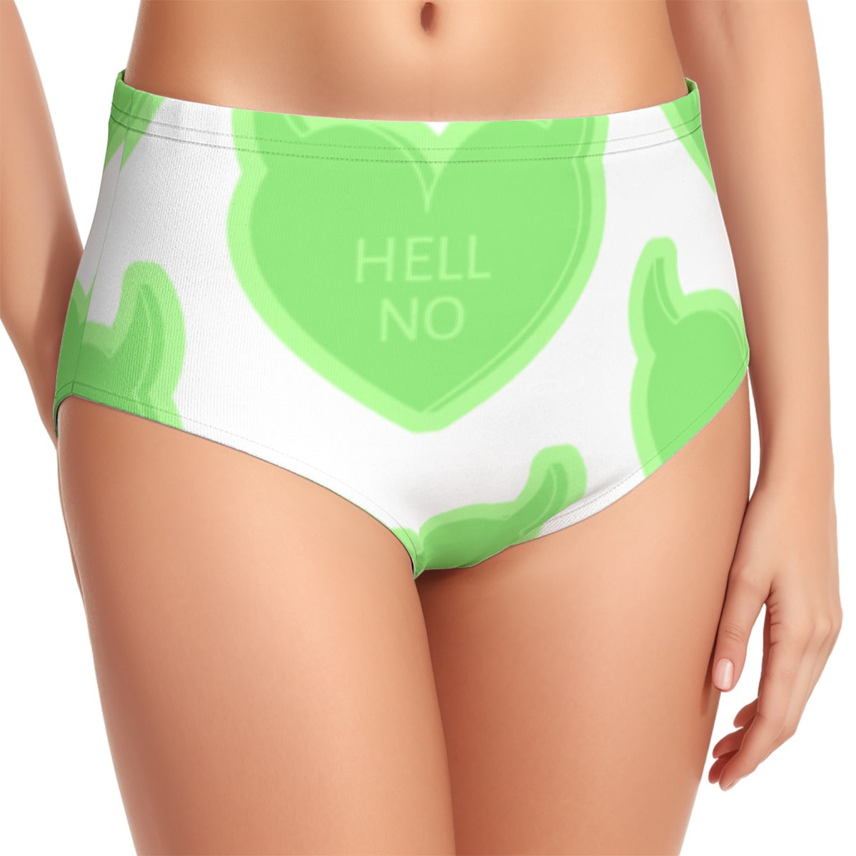 All-Over Print Women's Swimsuit Set With Halter