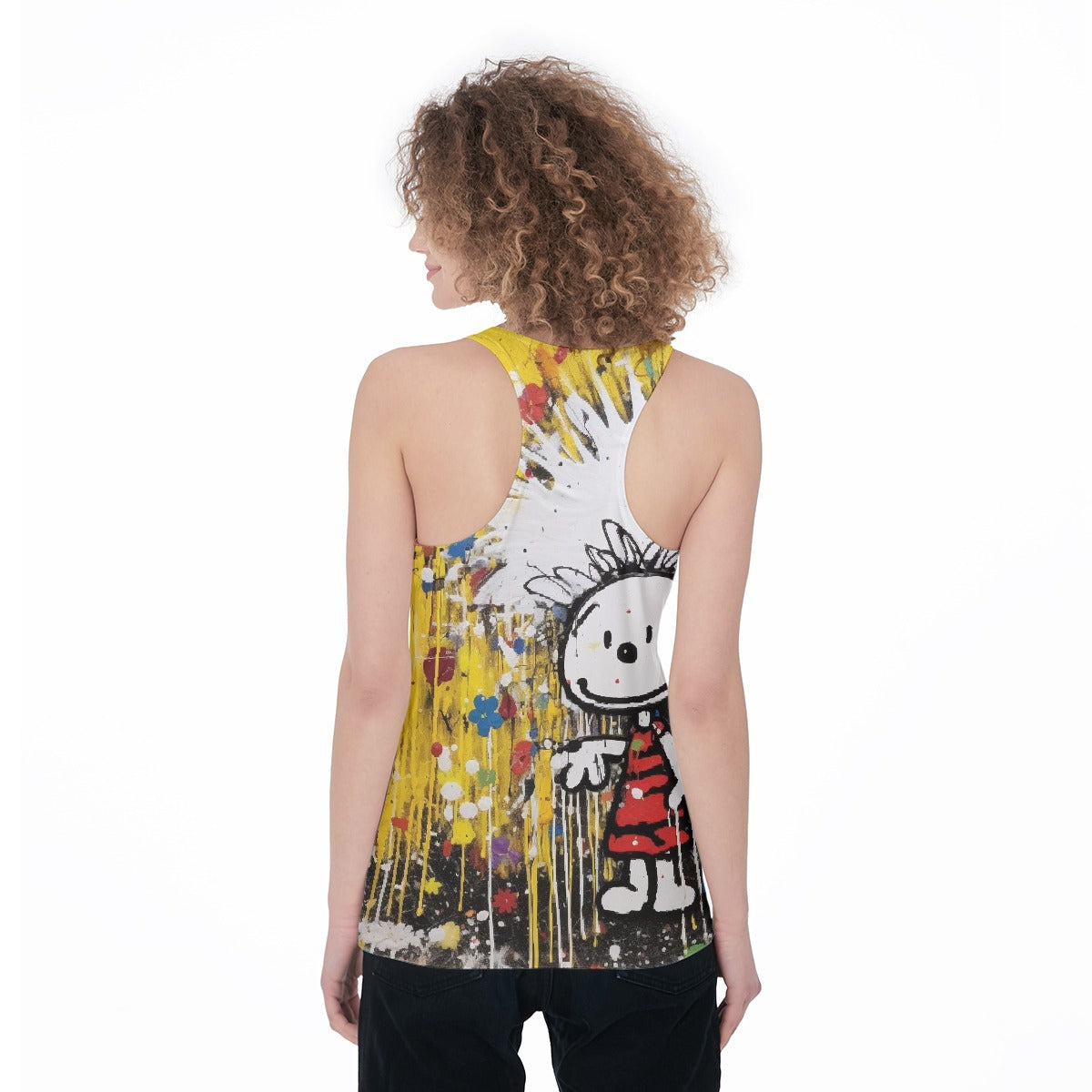 All-Over Print Women's Racerback Tank Top