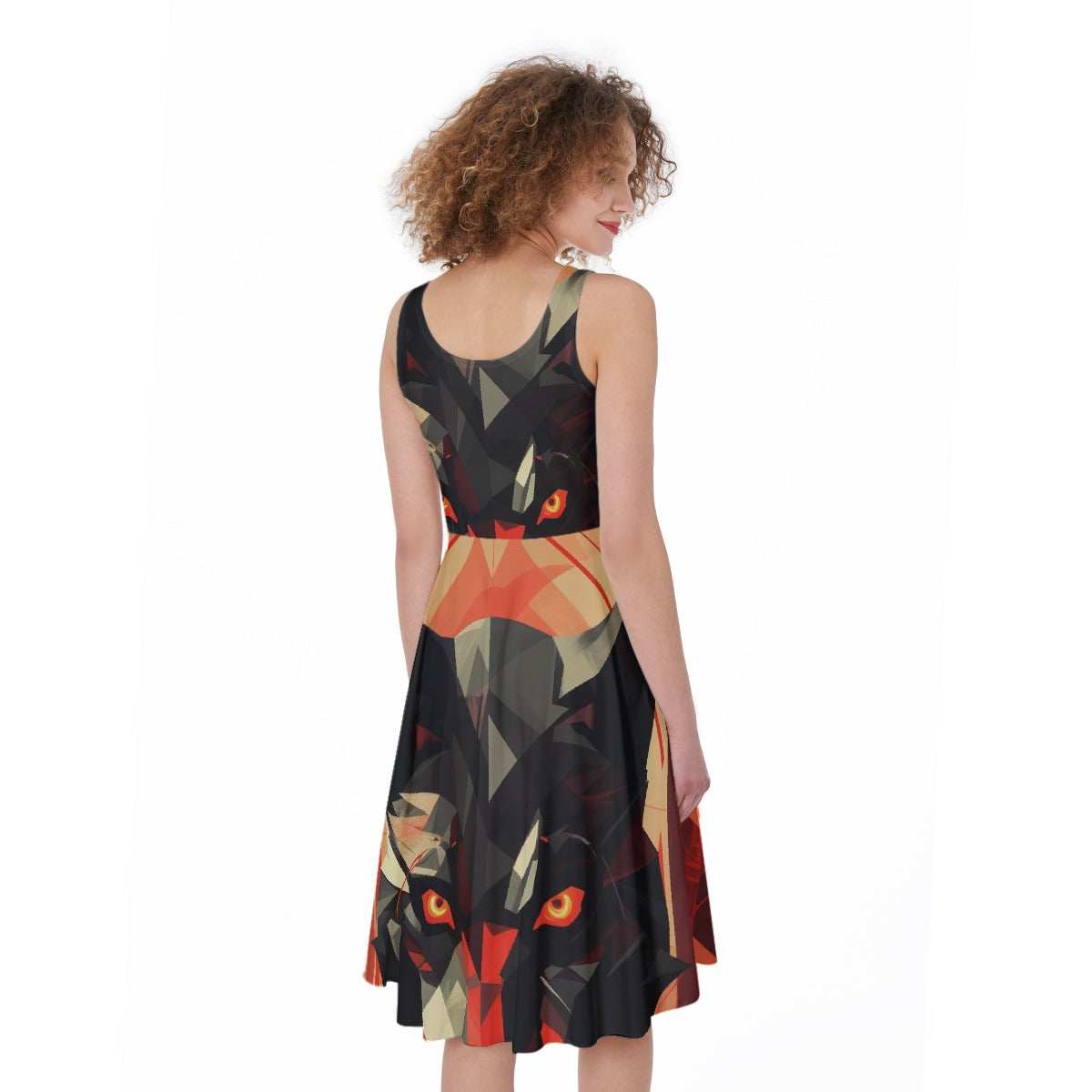 All-Over Print Women's Sleeveless Dress