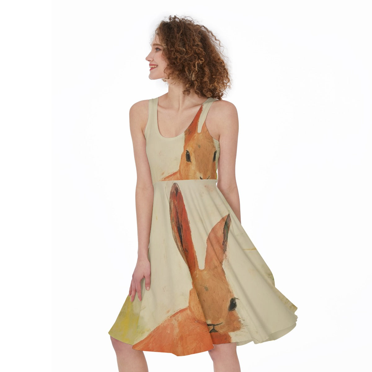 All-Over Print Women's Sleeveless Dress