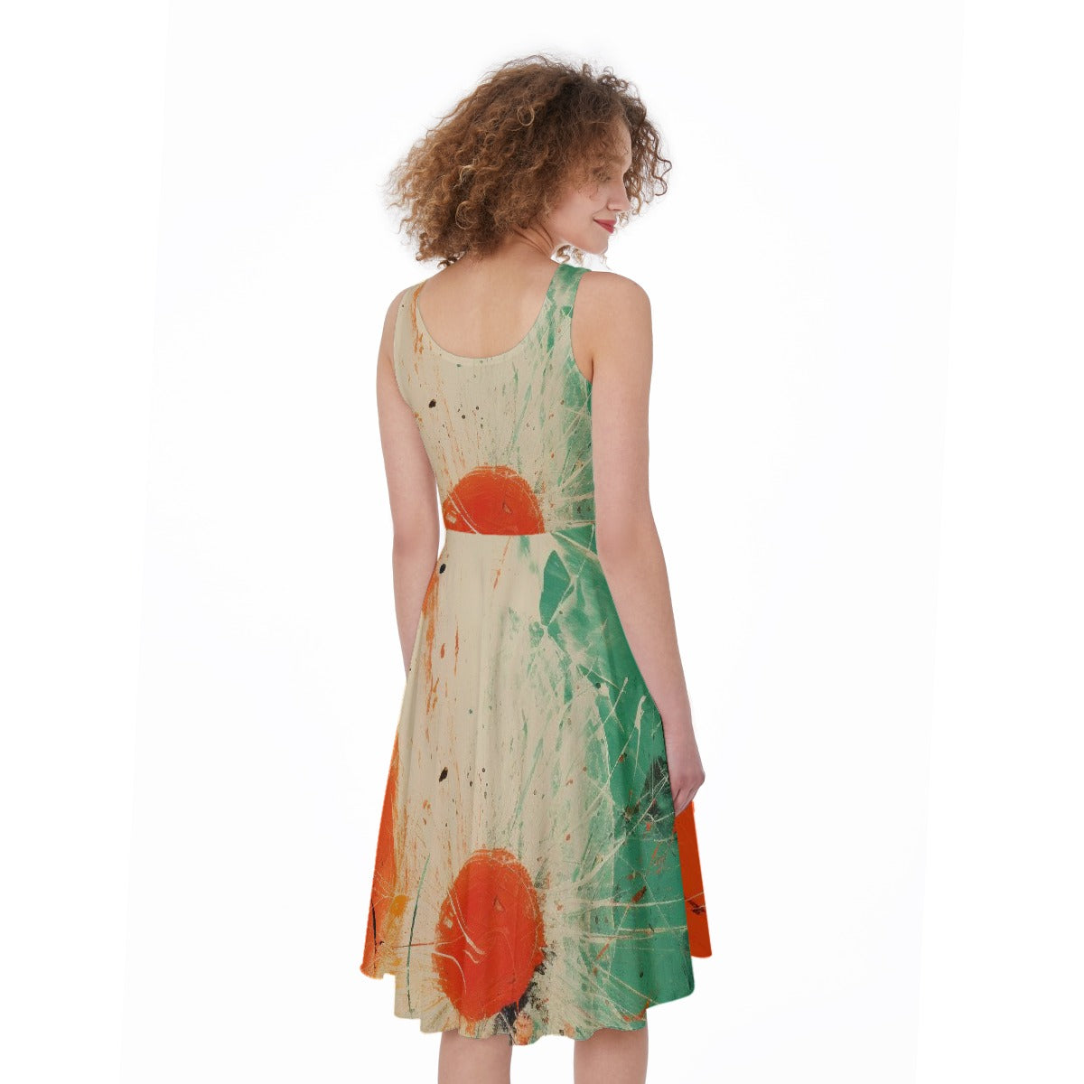 All-Over Print Women's Sleeveless Dress