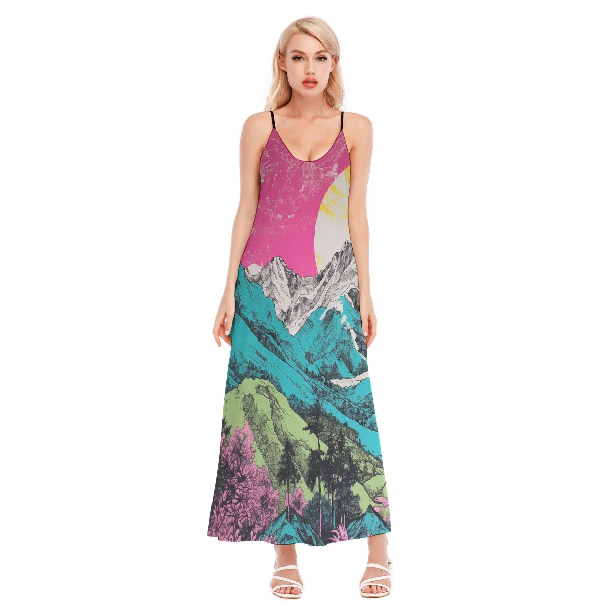 All-Over Print Women's Sling Dress