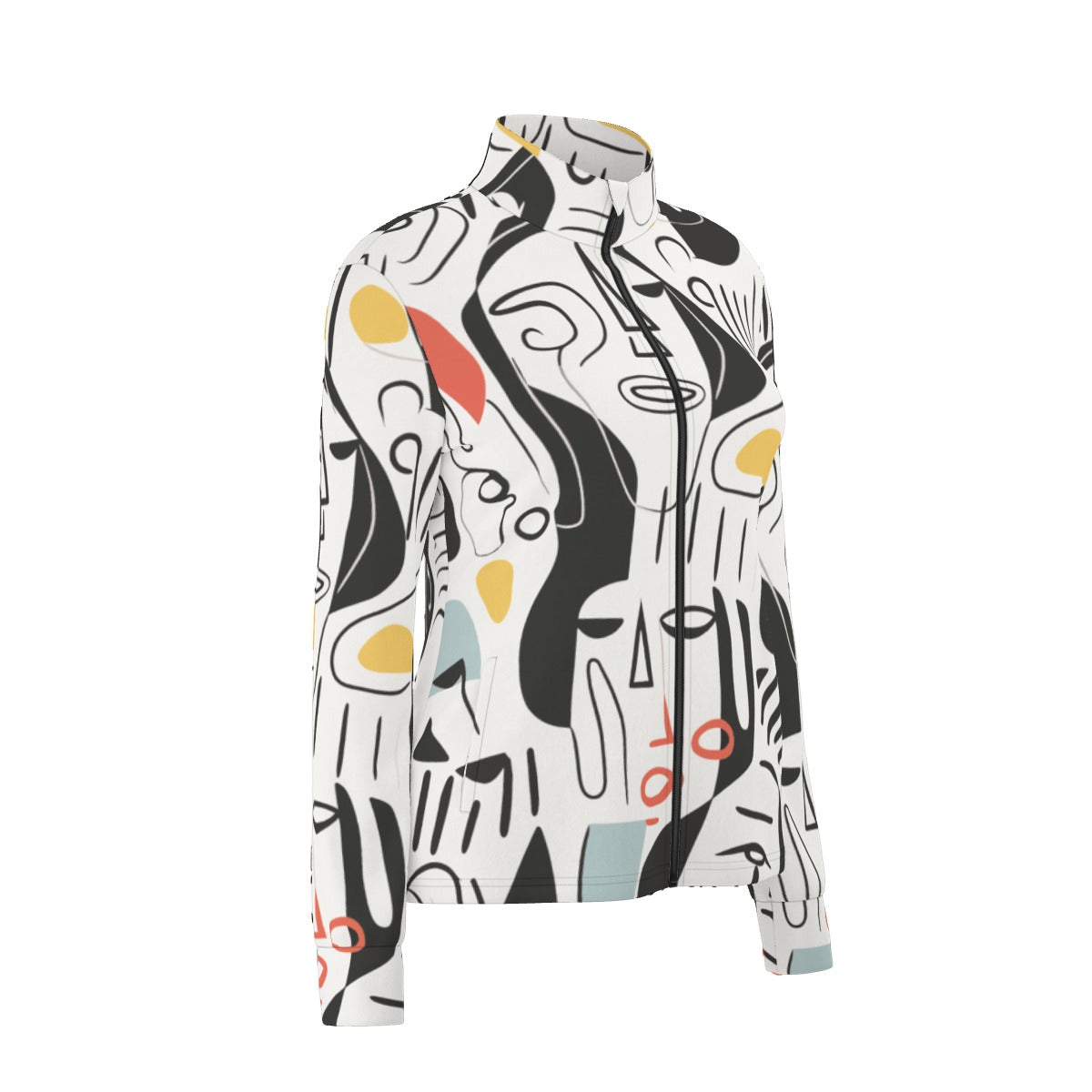 All-Over Print Women's Long Sleeve Thumbhole Jacket