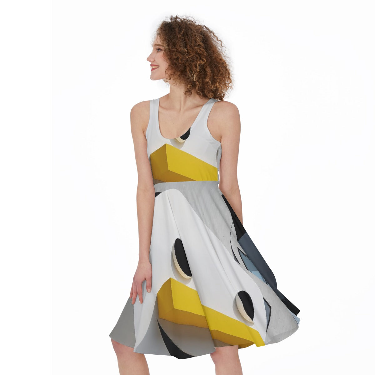 All-Over Print Women's Sleeveless Dress
