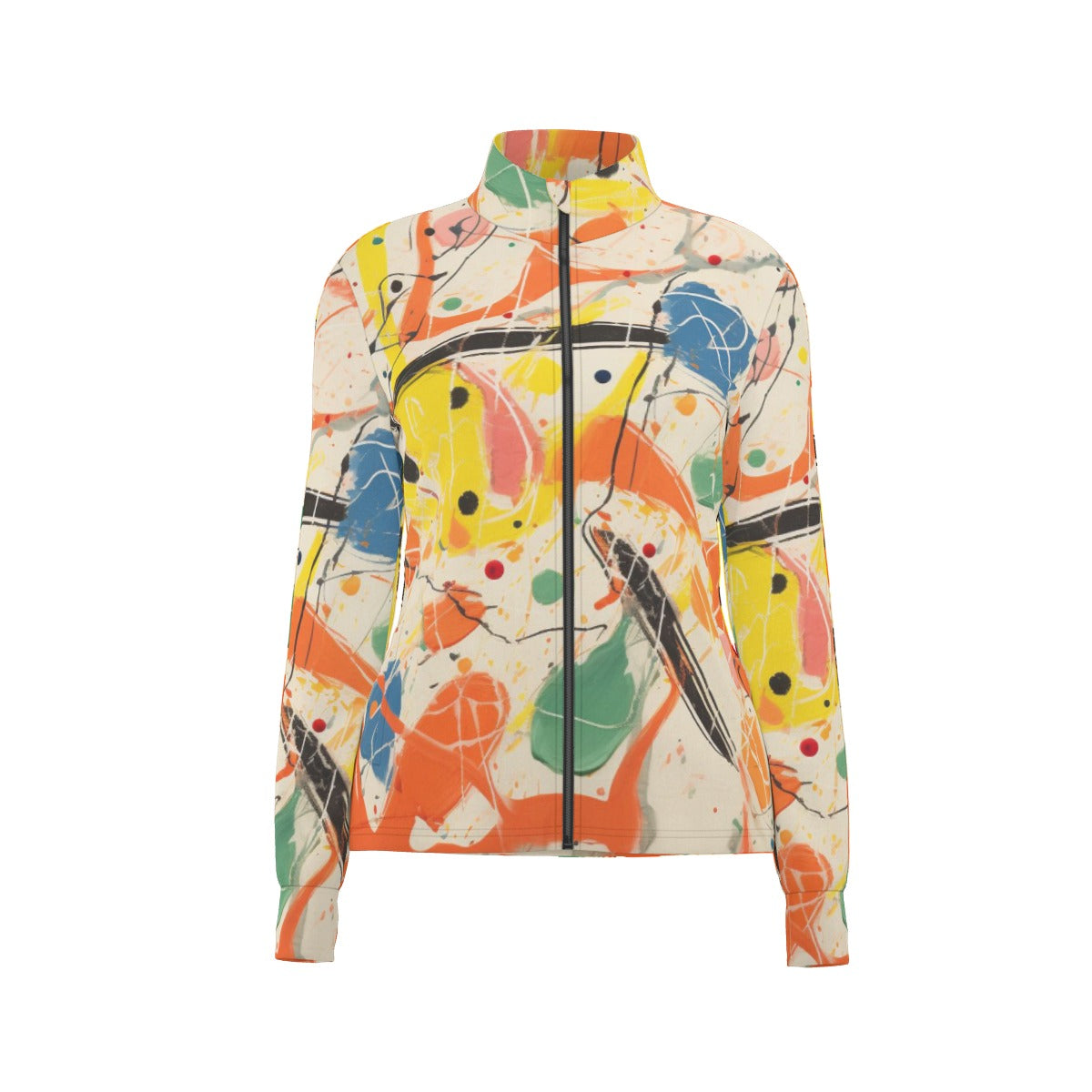 All-Over Print Women's Long Sleeve Thumbhole Jacket
