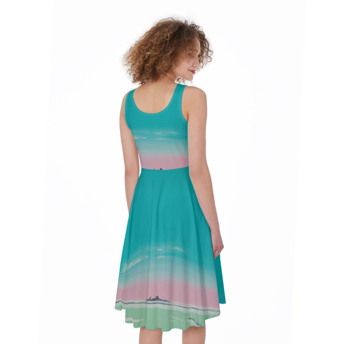 All-Over Print Women's Sleeveless Dress