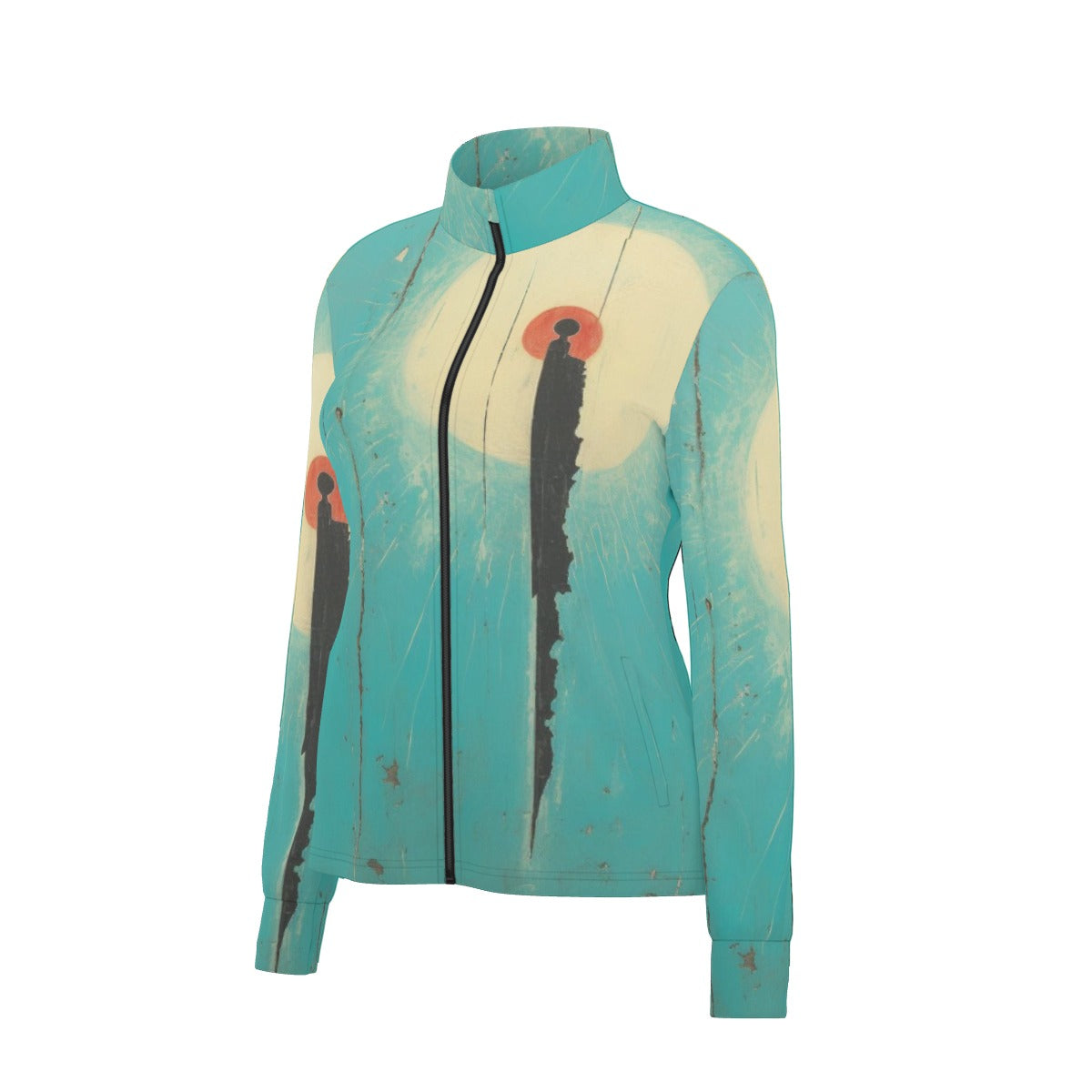 All-Over Print Women's Long Sleeve Thumbhole Jacket