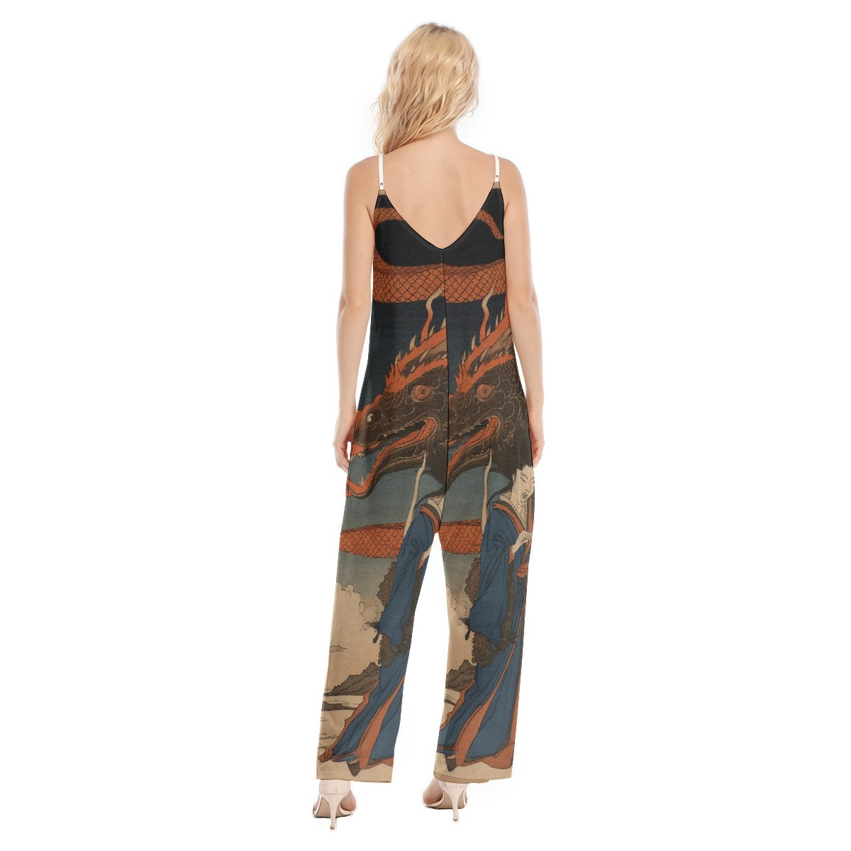 All-Over Print Women's Loose Cami Jumpsuit