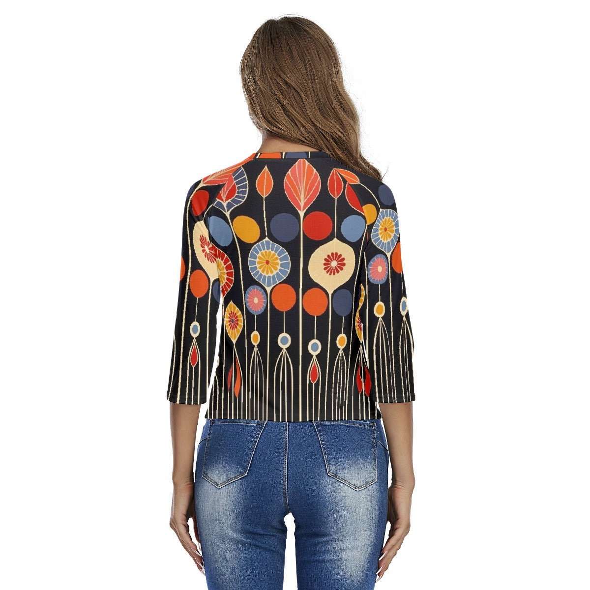 All-Over Print Women's Raglan Sleeves T-shirts