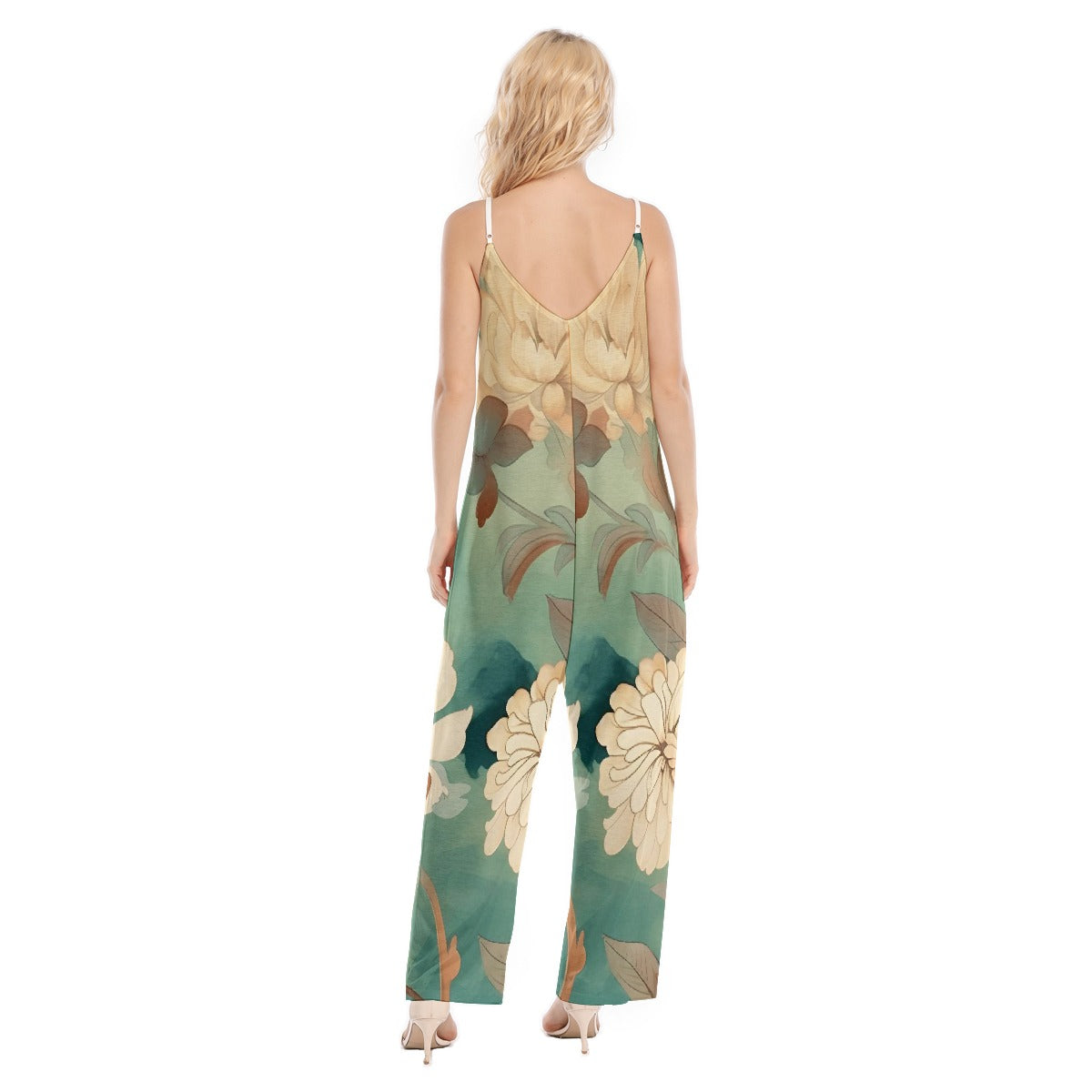 All-Over Print Women's Loose Cami Jumpsuit