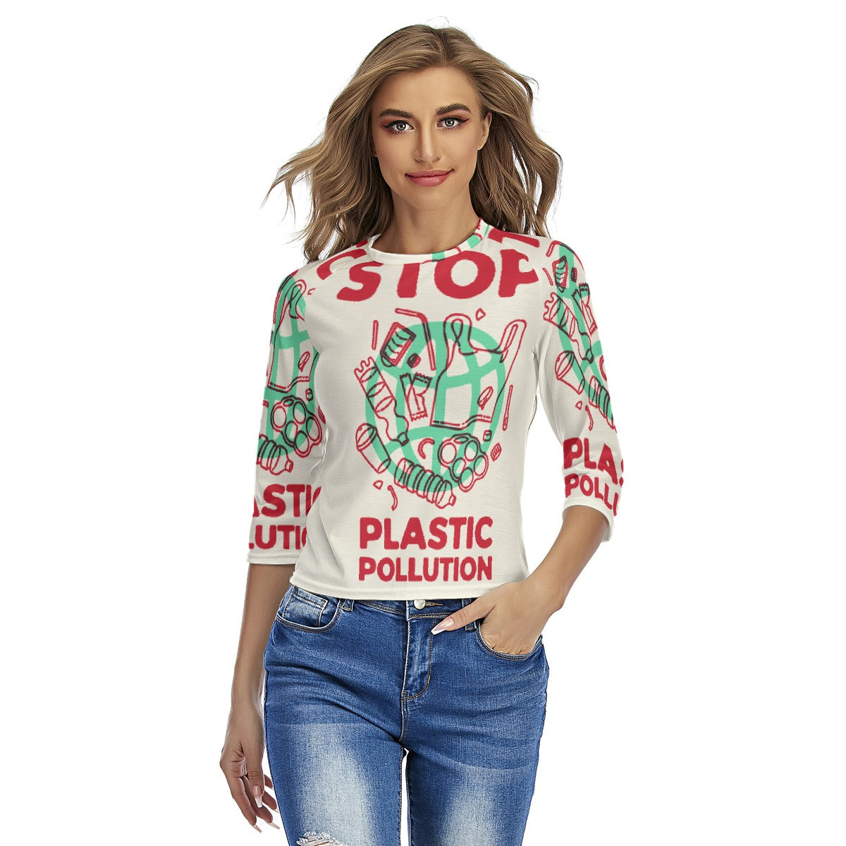 All-Over Print Women's Raglan Sleeves T-shirts