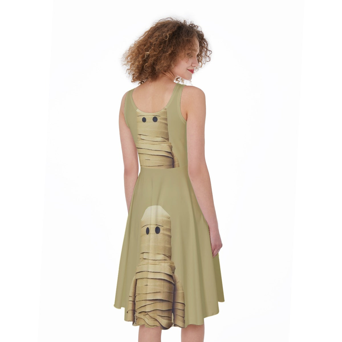 All-Over Print Women's Sleeveless Dress