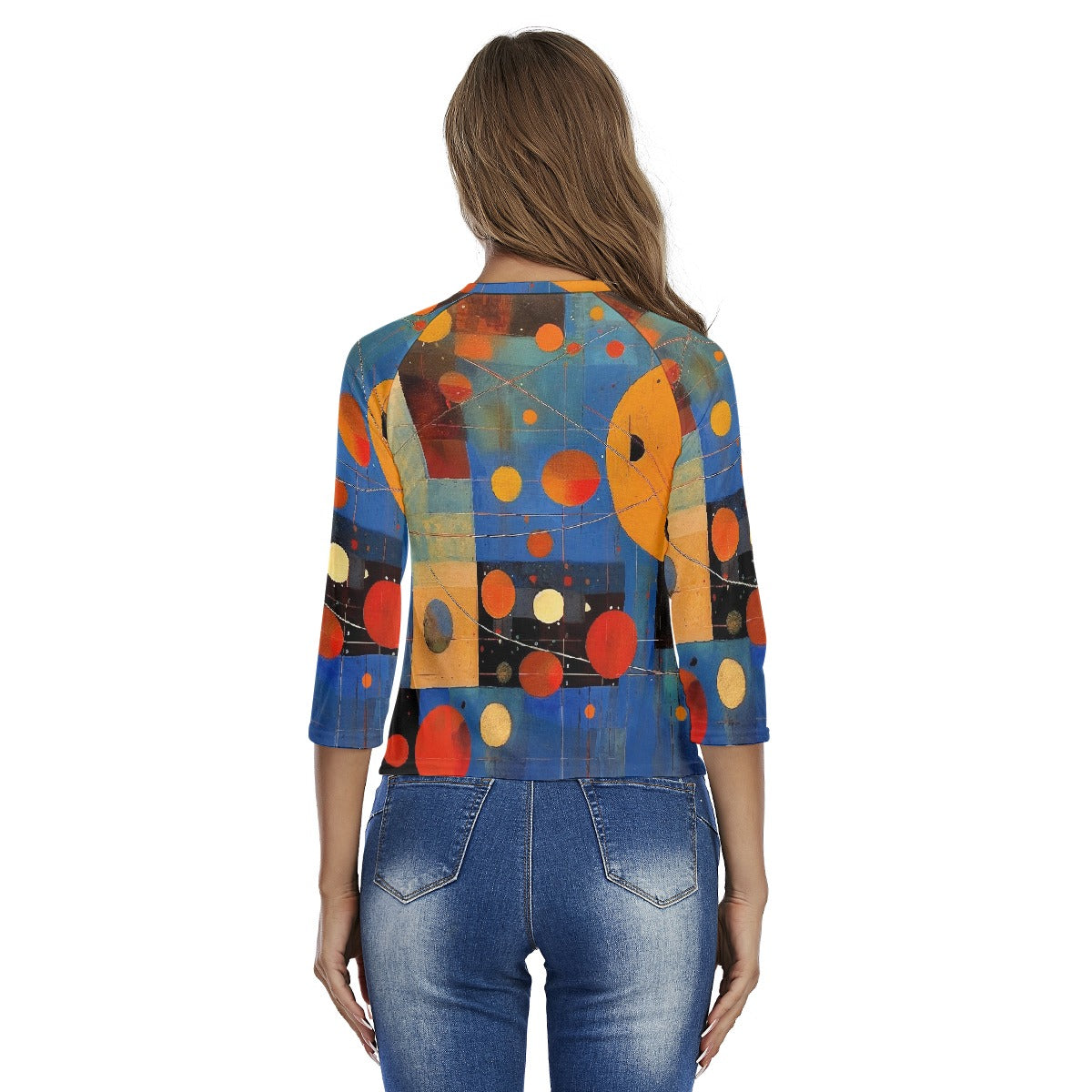 All-Over Print Women's Raglan Sleeves T-shirts