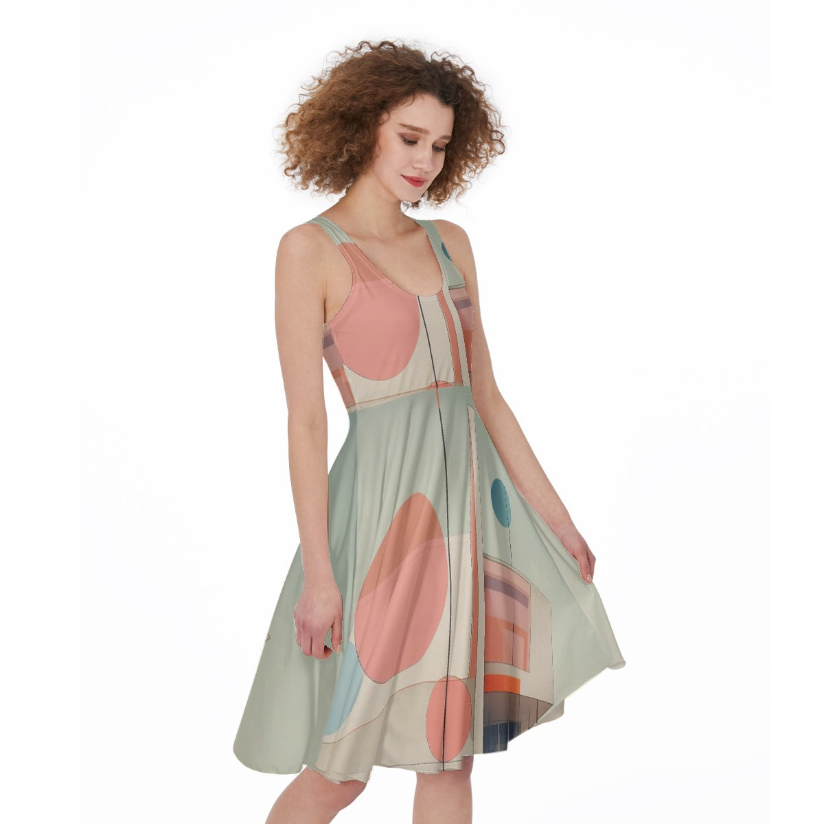 All-Over Print Women's Sleeveless Dress