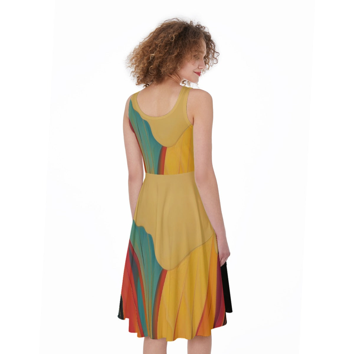 All-Over Print Women's Sleeveless Dress